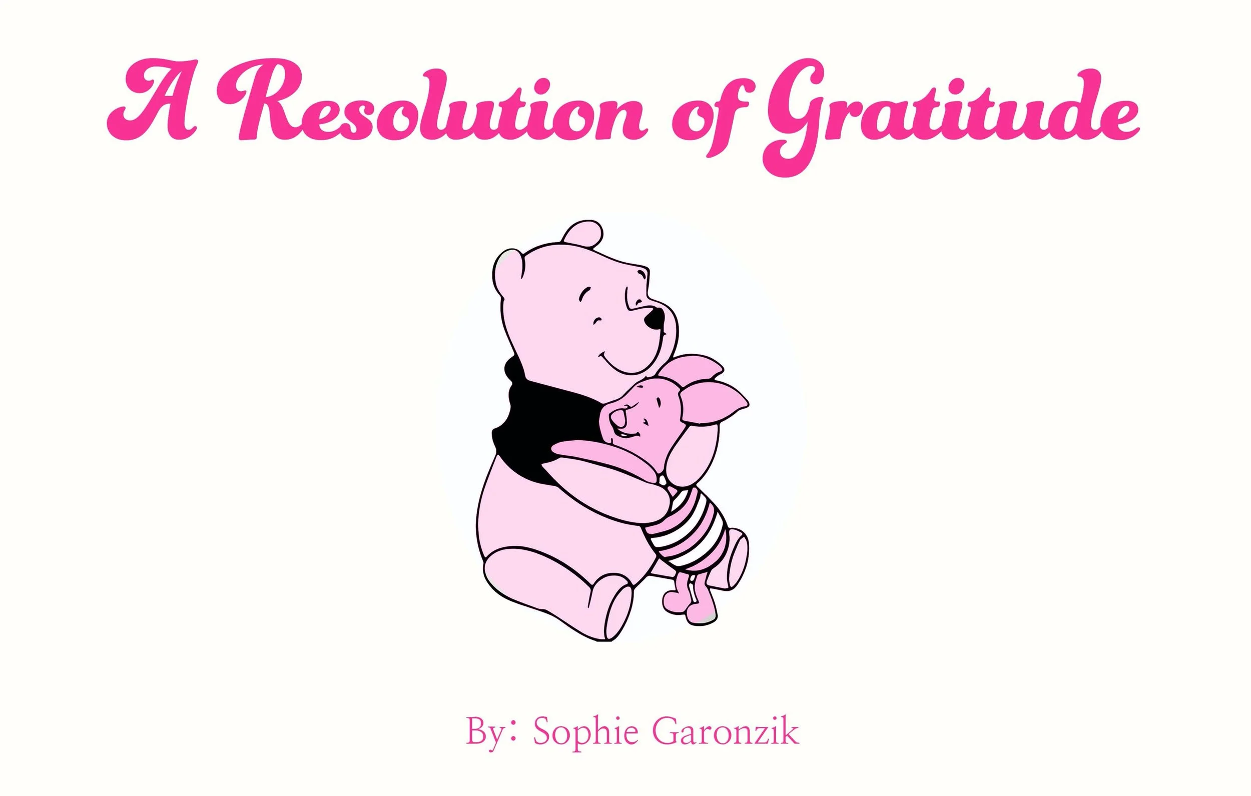 A Resolution of Gratitude