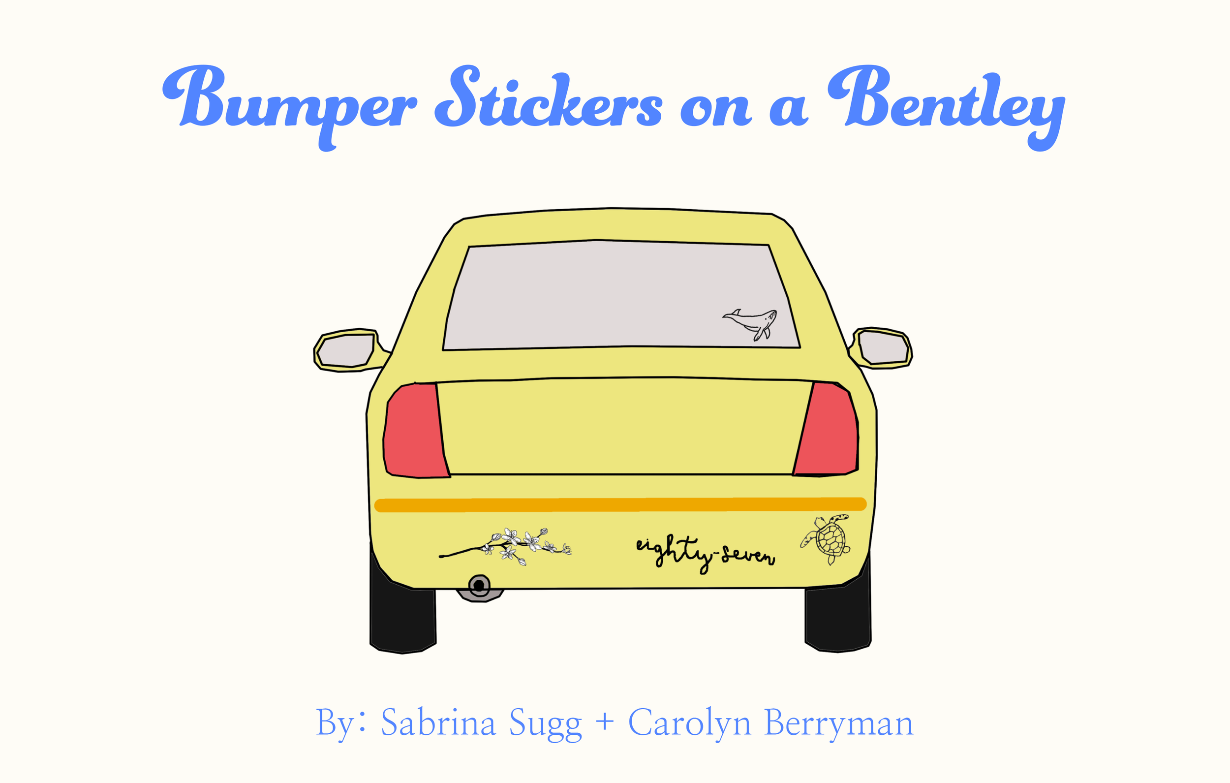 Bumper Stickers on a Bentley