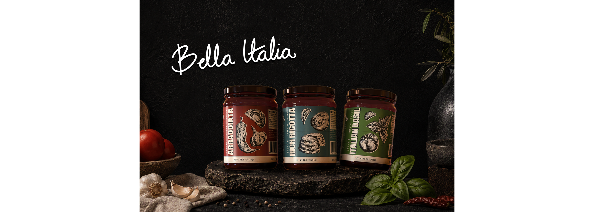 Bella Italia label redesign