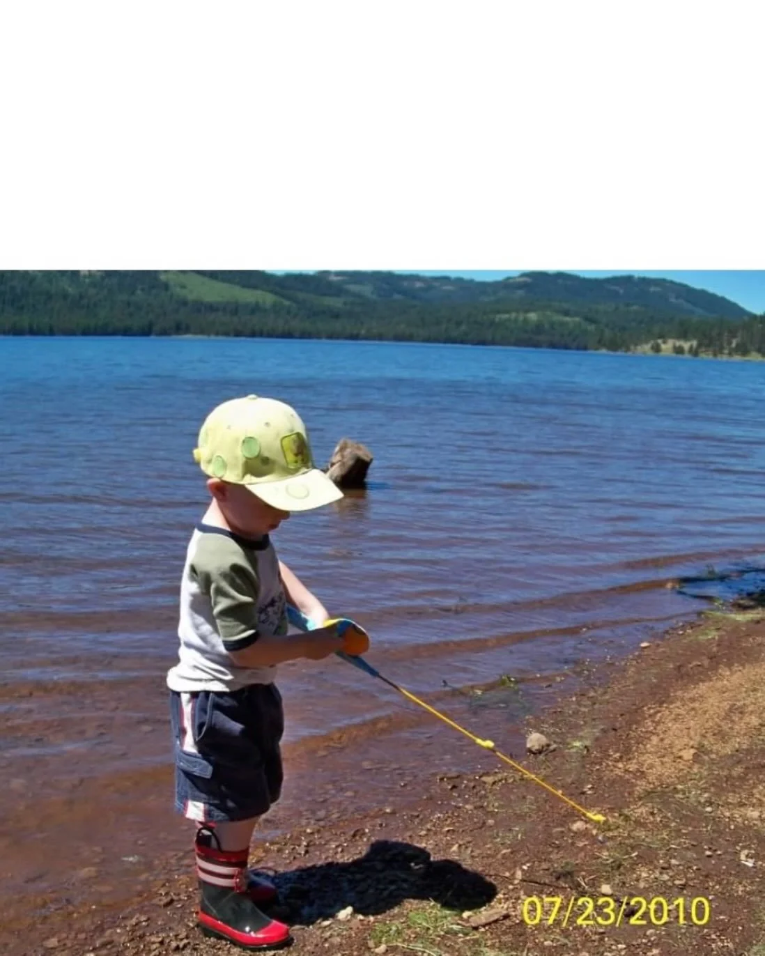 We blinked and somehow this sweet baby boy of ours&hellip;SpongeBob baseball cap and fireman boots with his fishing pole in hand&hellip;is now 18.
🥹💙🎉

Today is a gift and babies don&rsquo;t keep. You&rsquo;ll blink and they&rsquo;ll be grown men 