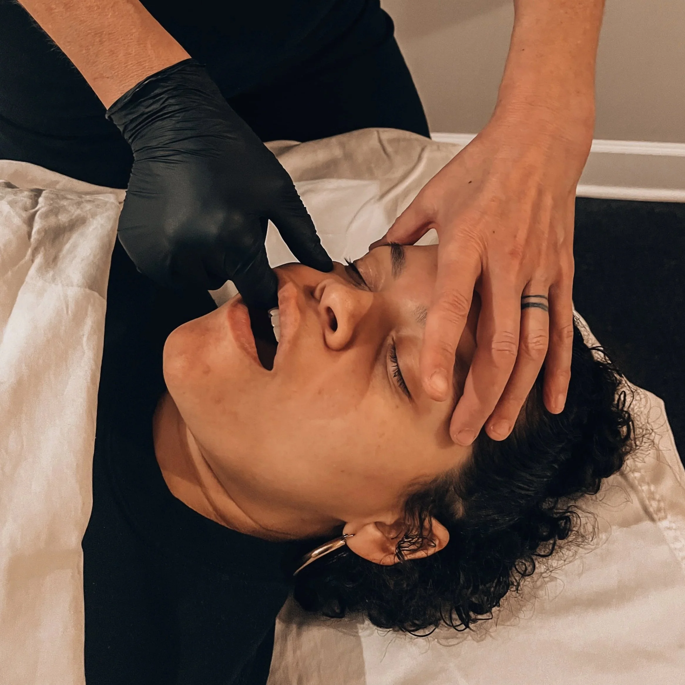 Intraoral massage 5