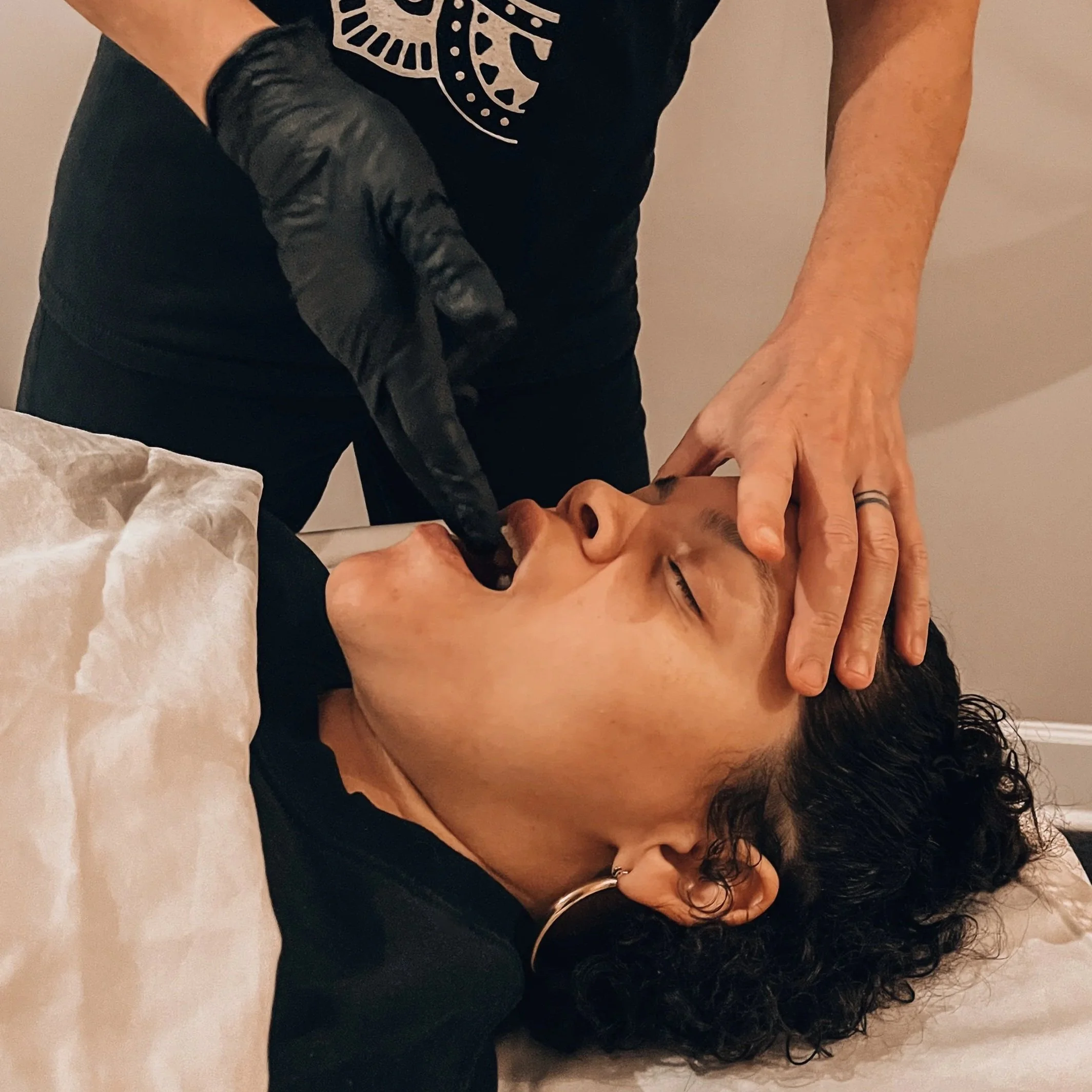 Intraoral massage 6