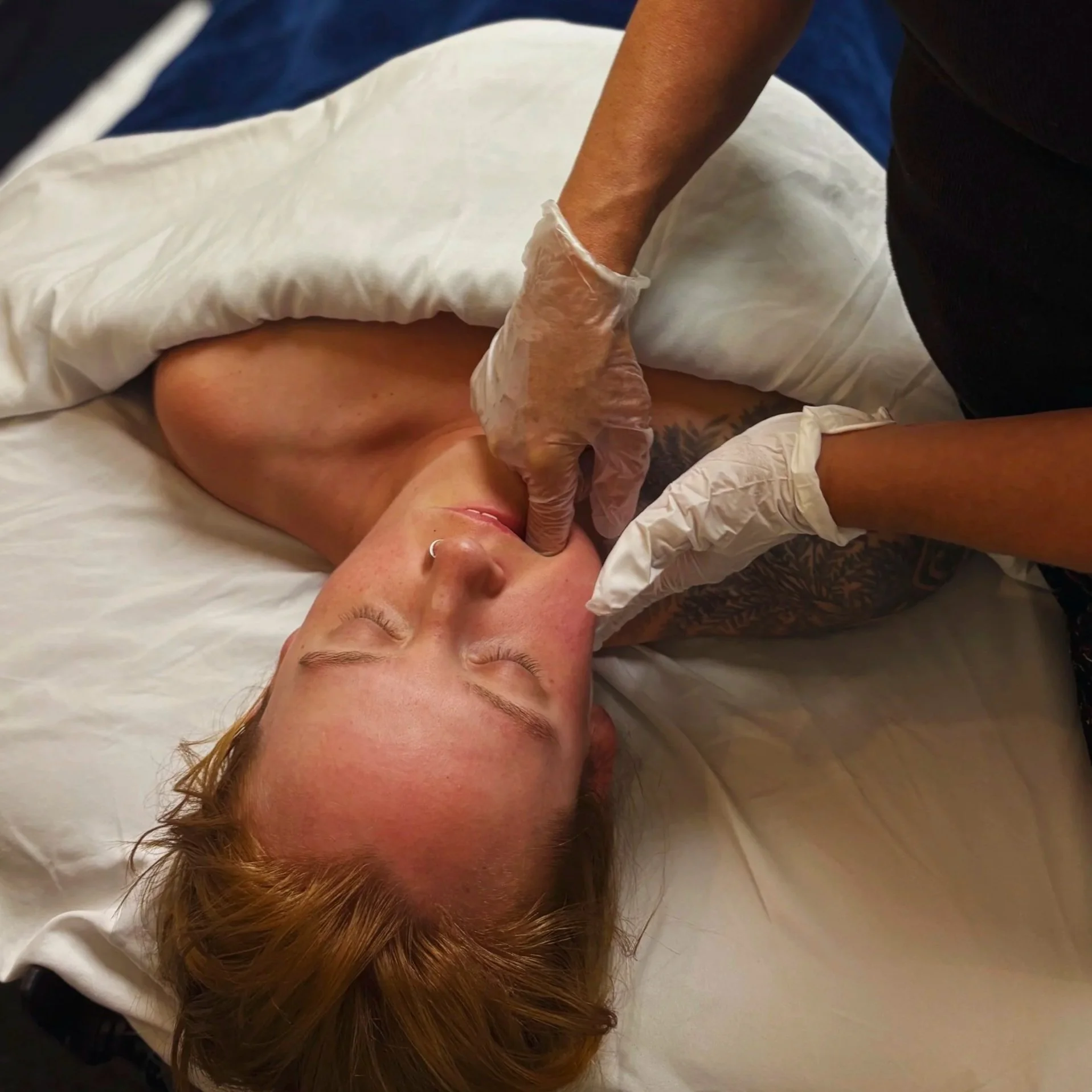 Intraoral massage 2