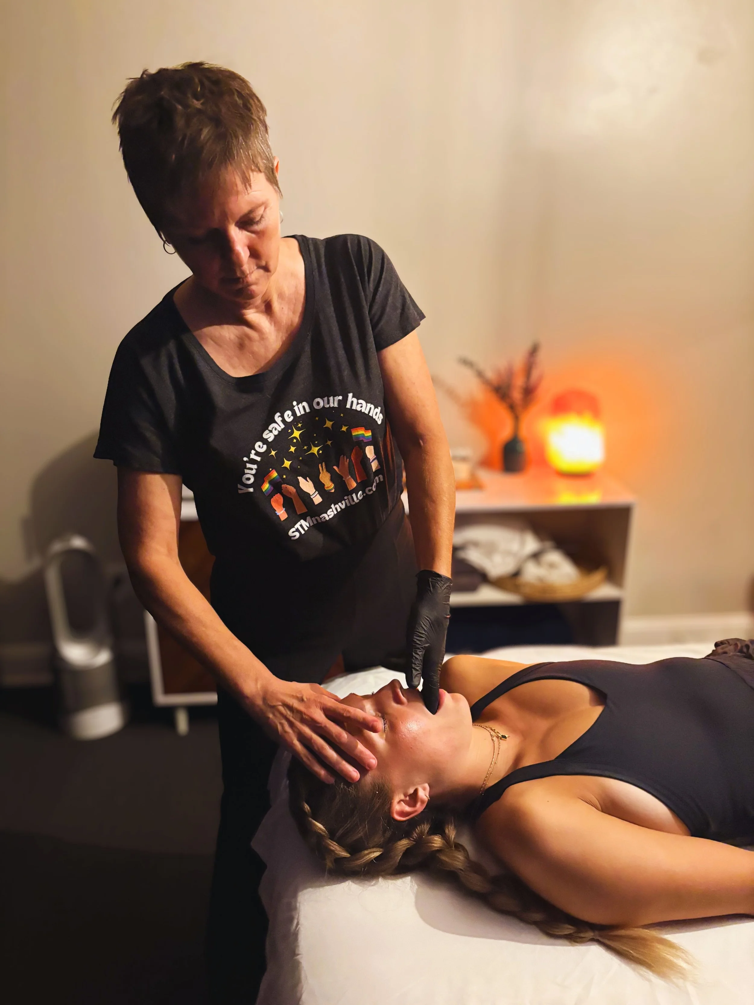 intraoral massage