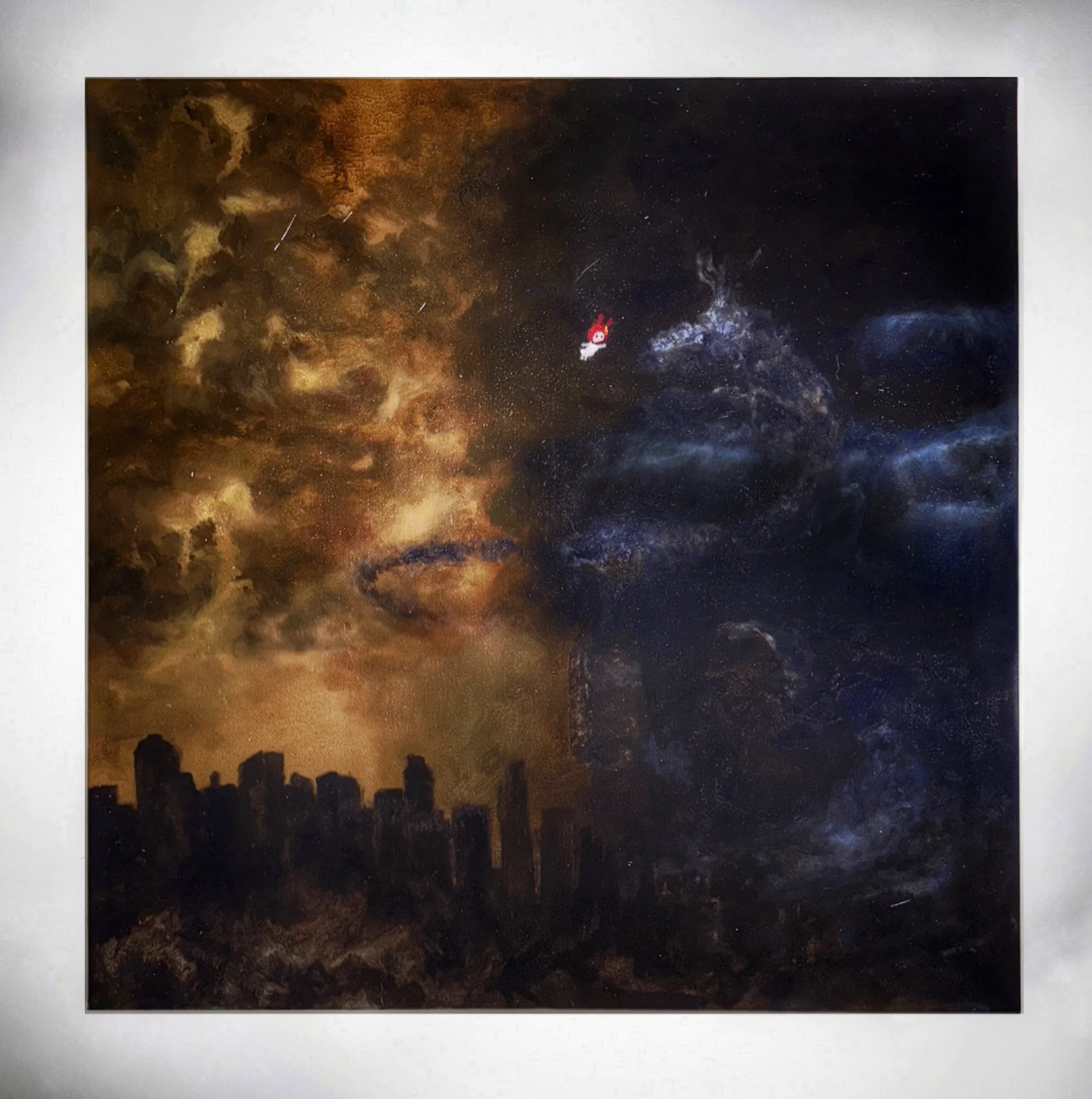 Forecoming Hurricane 
20 x 20 in. 
2026. 
Oil painting on canvas.

