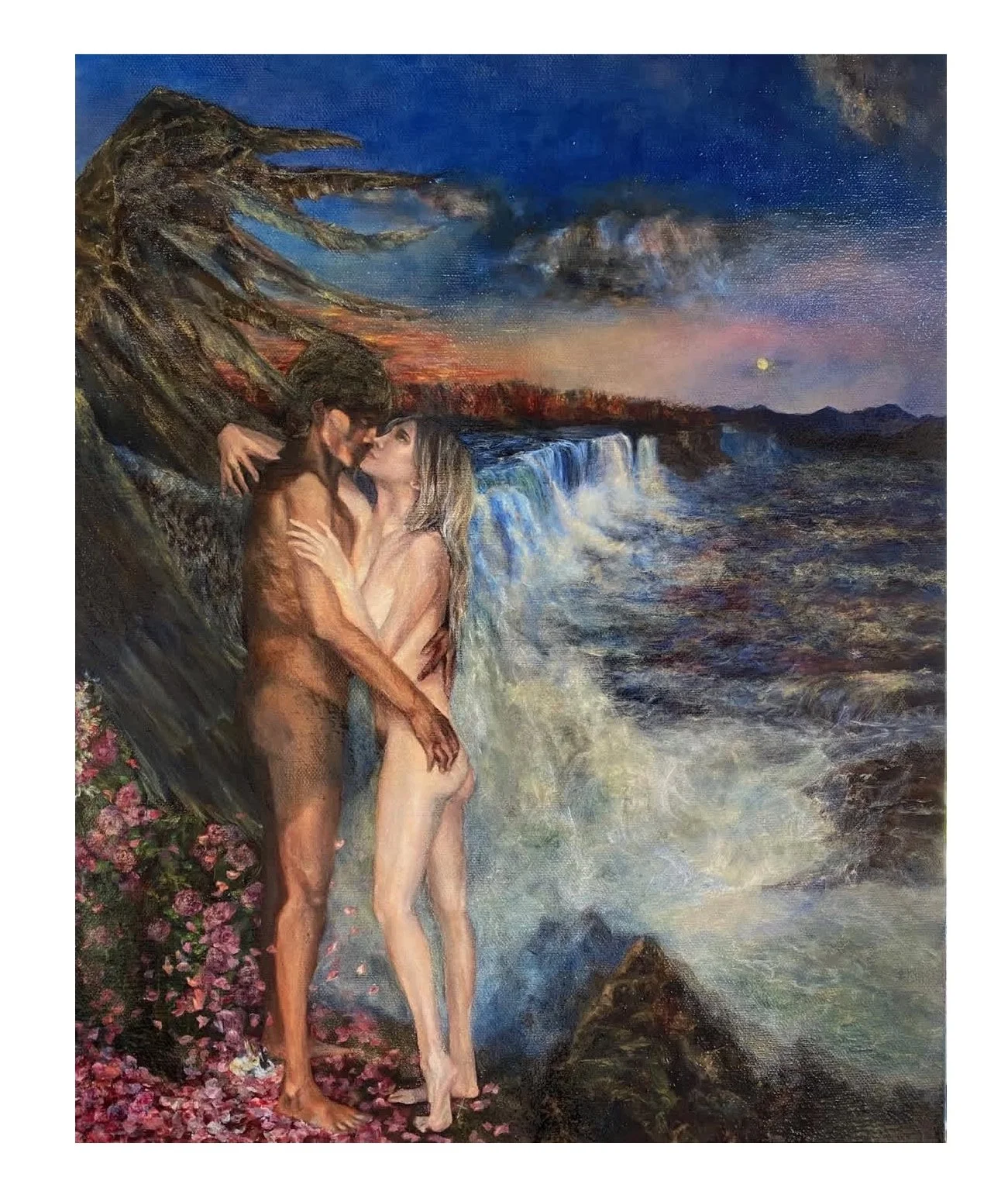 Song of Songs 
 18 x 14 in. 
2022. Oil painting on linen.