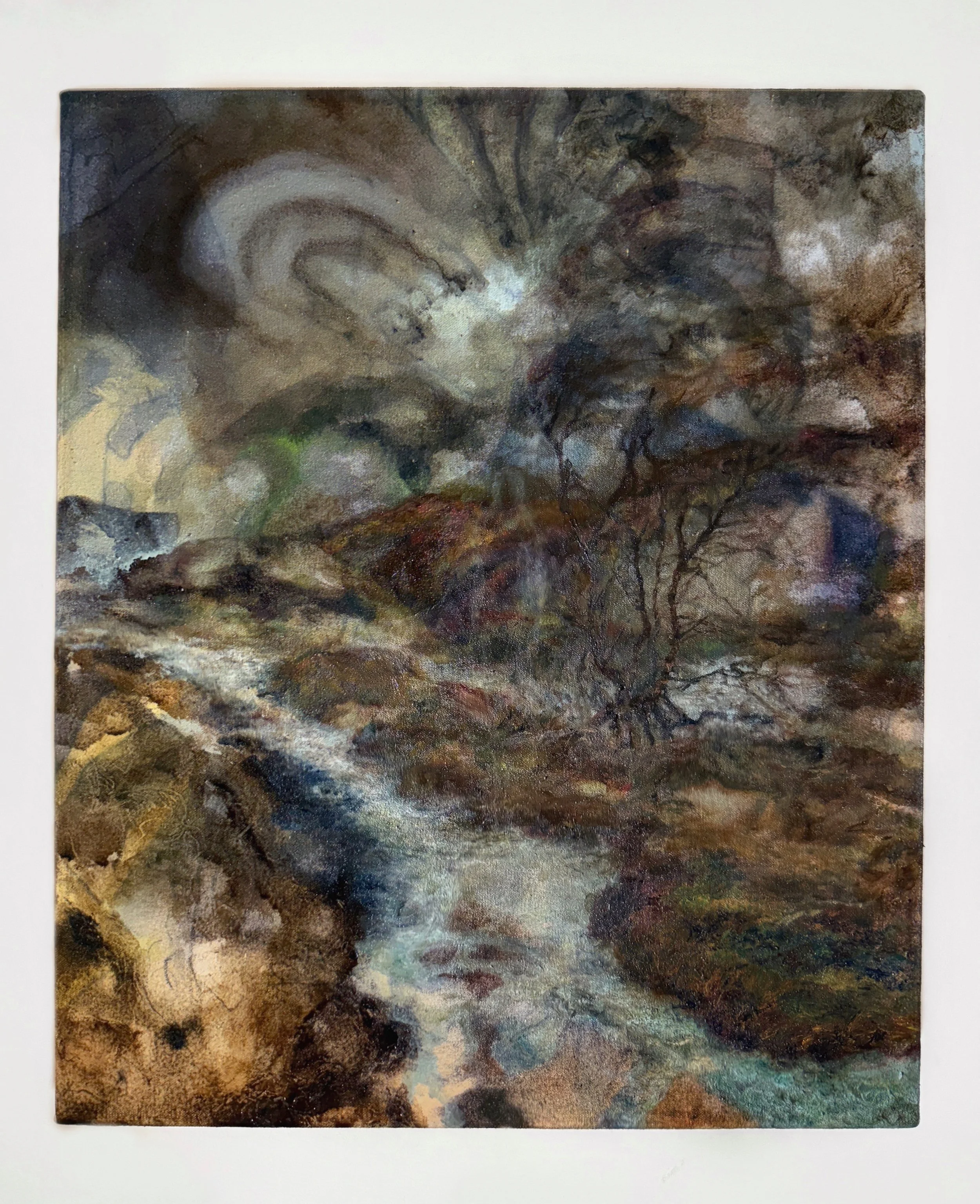 The Gateway
18 x 15 in. 
2026. 
Oil painting on painting. 