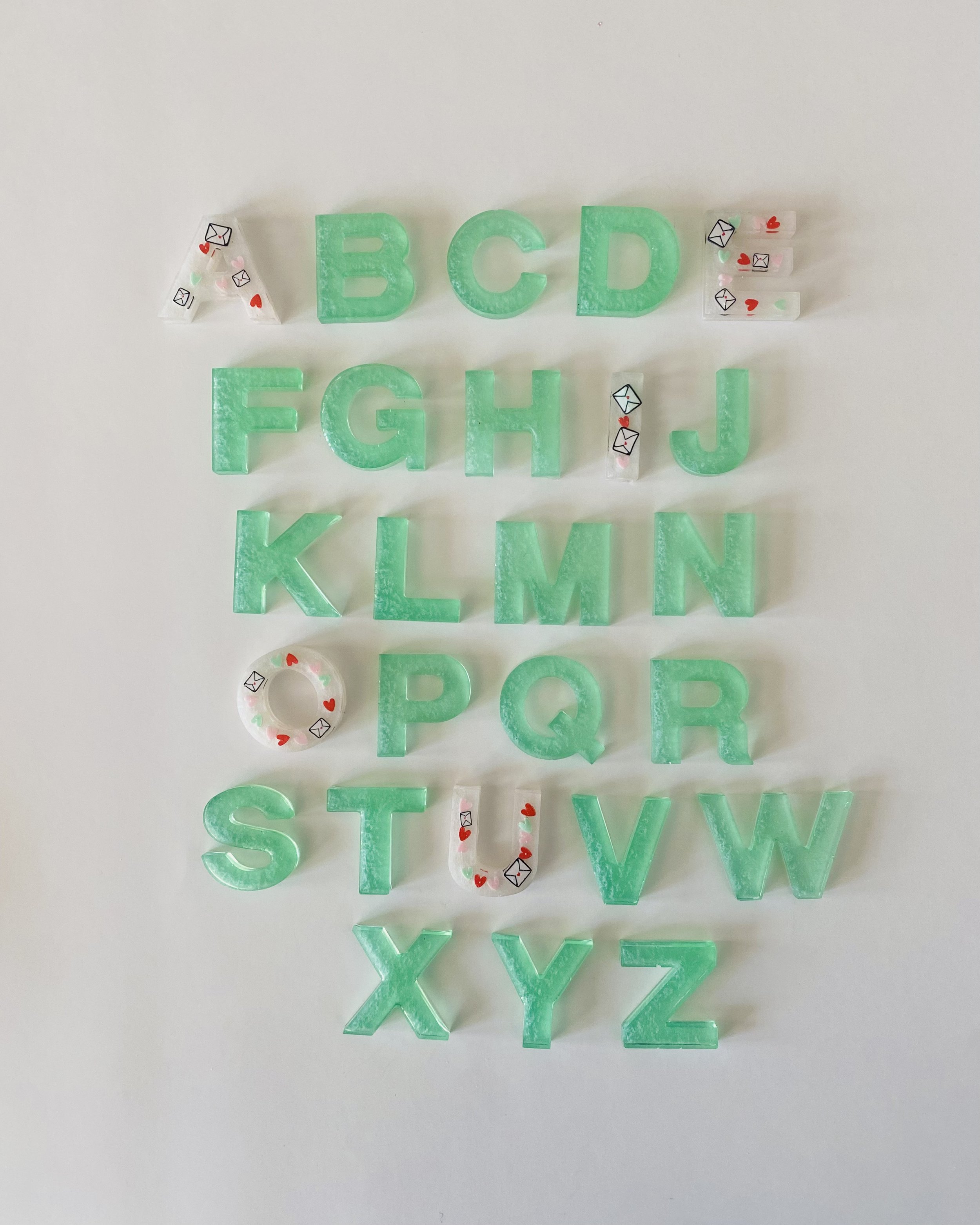 The Peacefully Busy Letter Set ( Green )