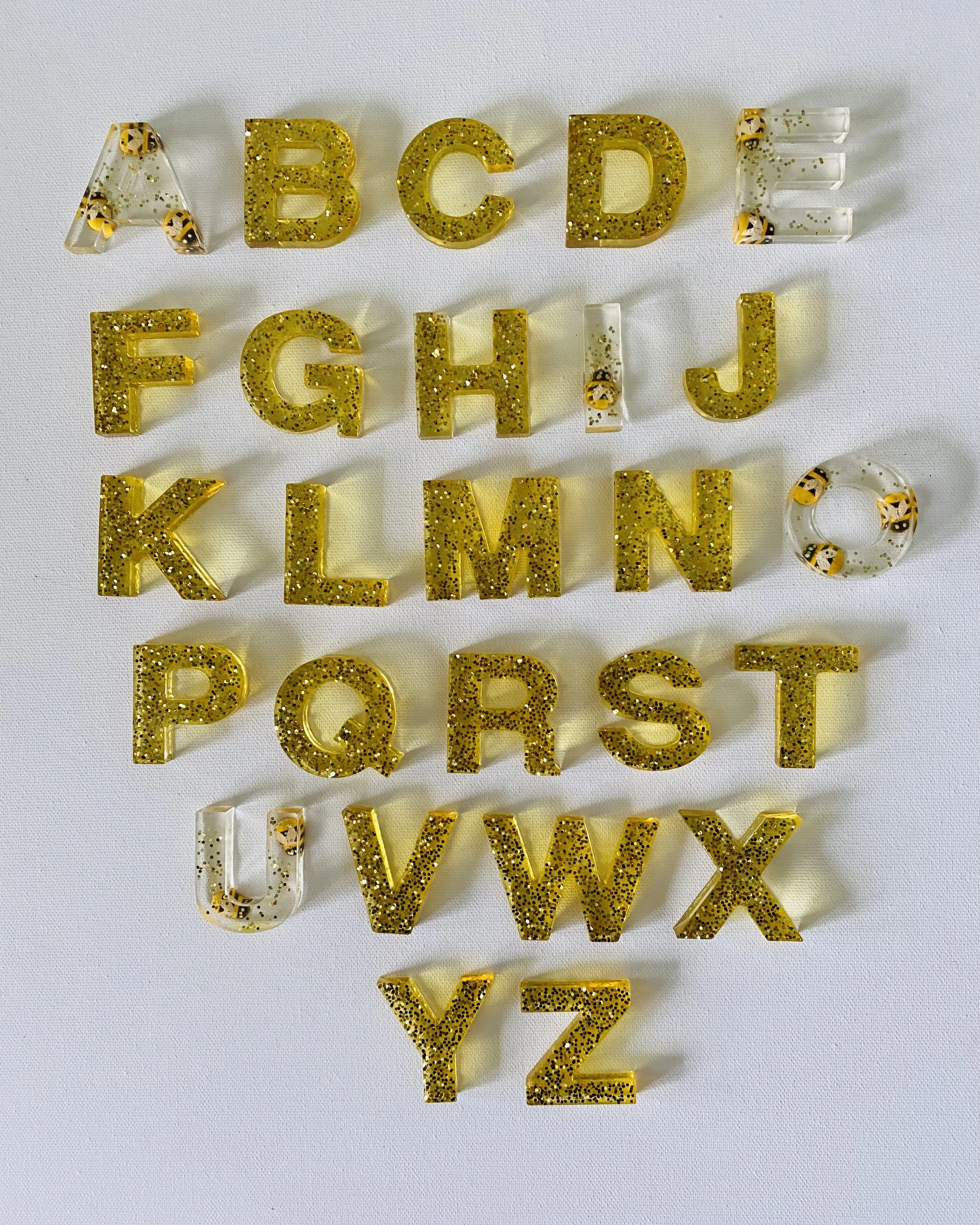 Handmade Resin Alphabet Letters | Educational Literacy Manipulatives