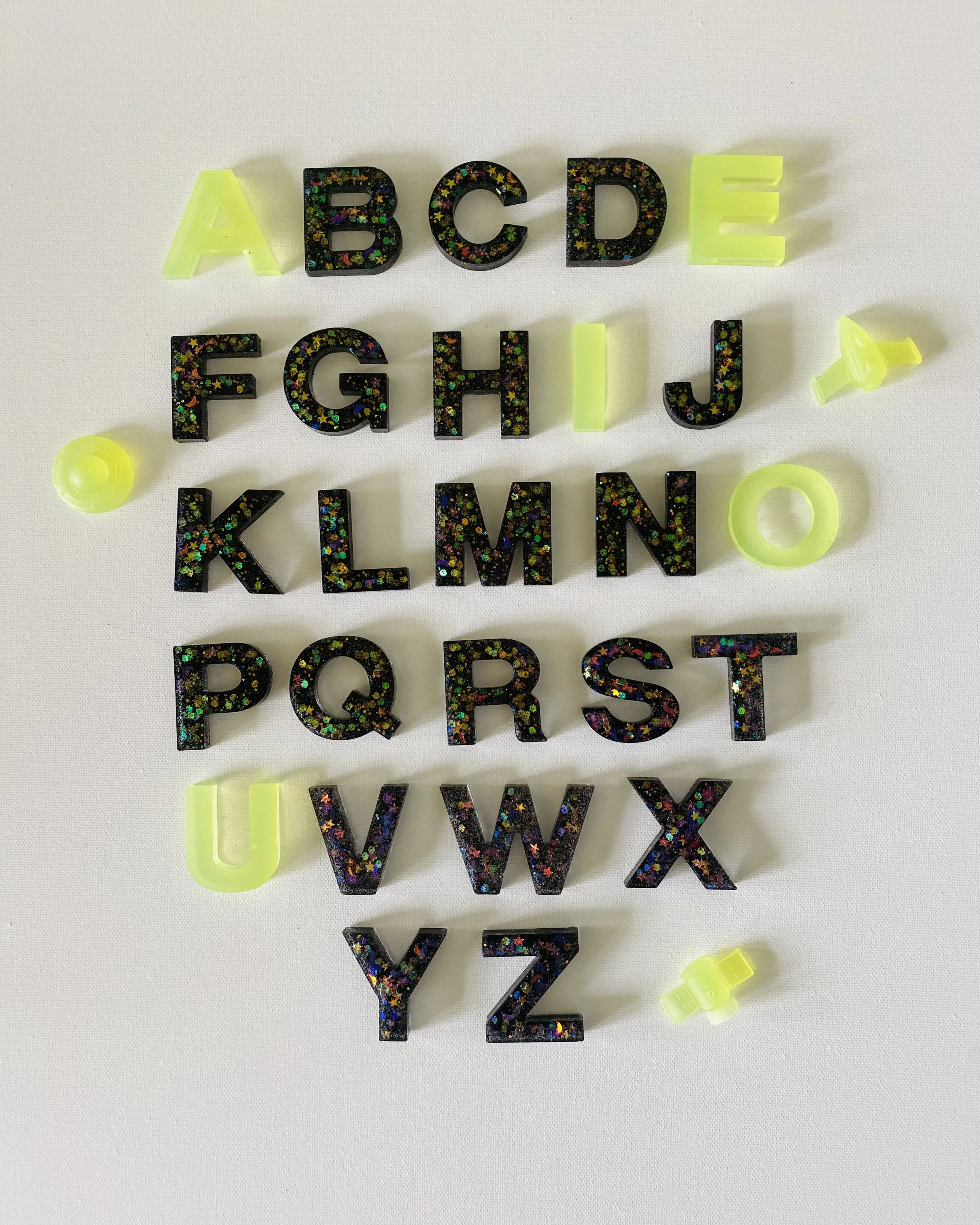 Handmade Resin Alphabet Letters | Educational Literacy Manipulatives
