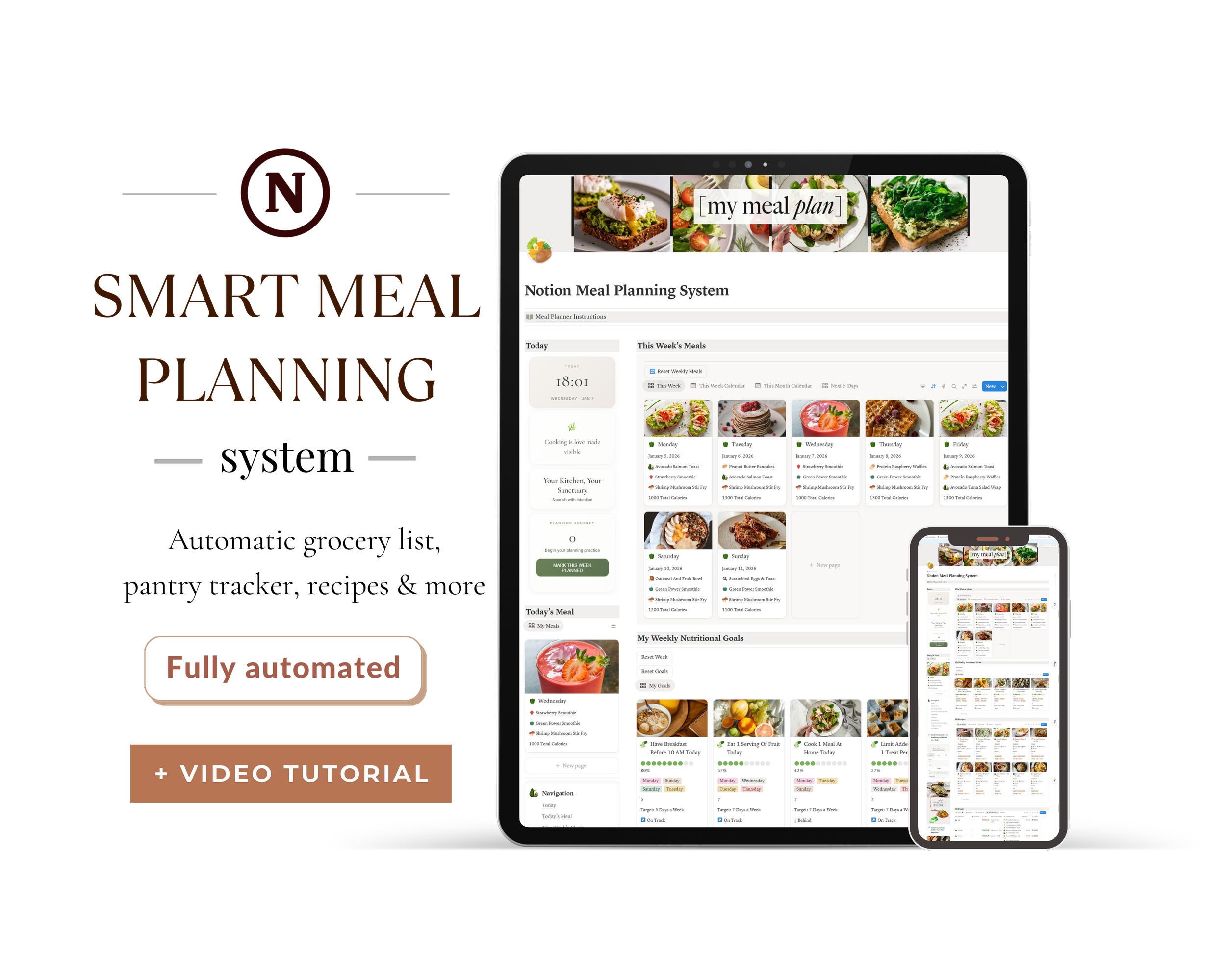 Notion Meal Planner System