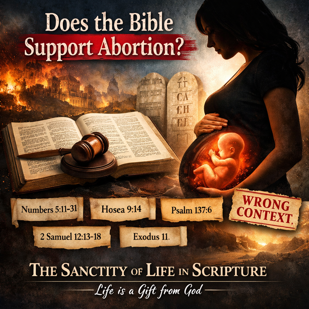 Does the Bible Support Abortion? A Response to Misinterpreted Passages.   