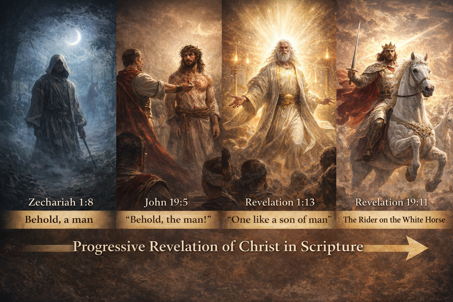 Behold a man, Zechariah 1:8