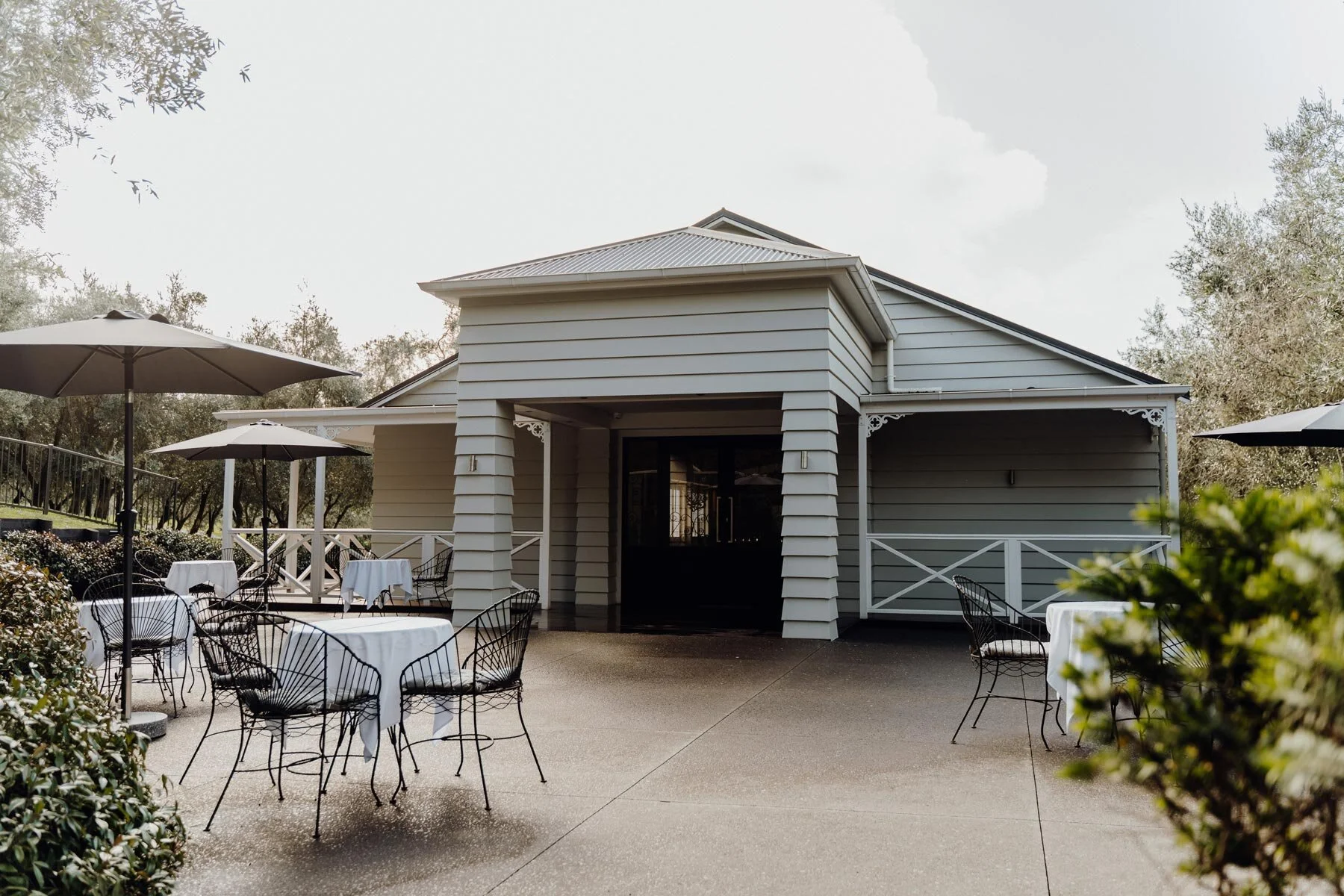The exterior view of Bracu Estate's premier event centre, the Pavilion.