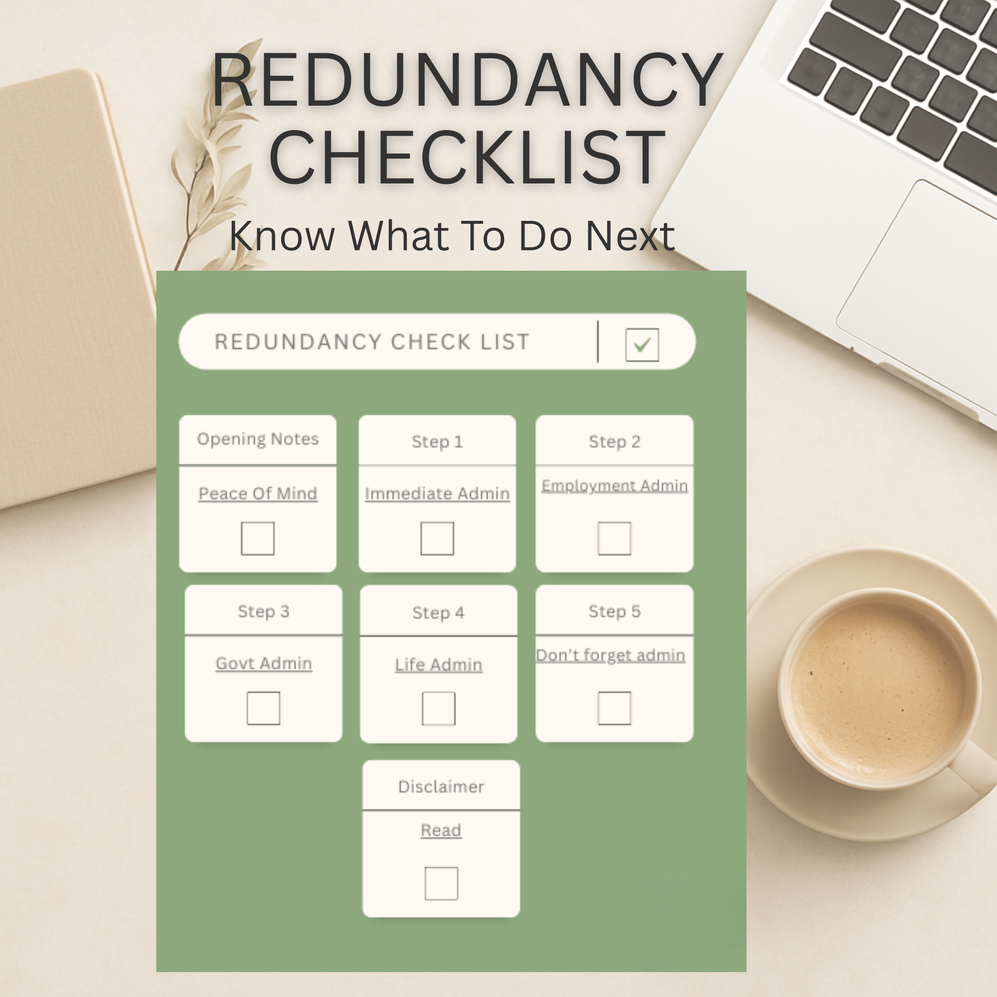 Redundancy Checklist