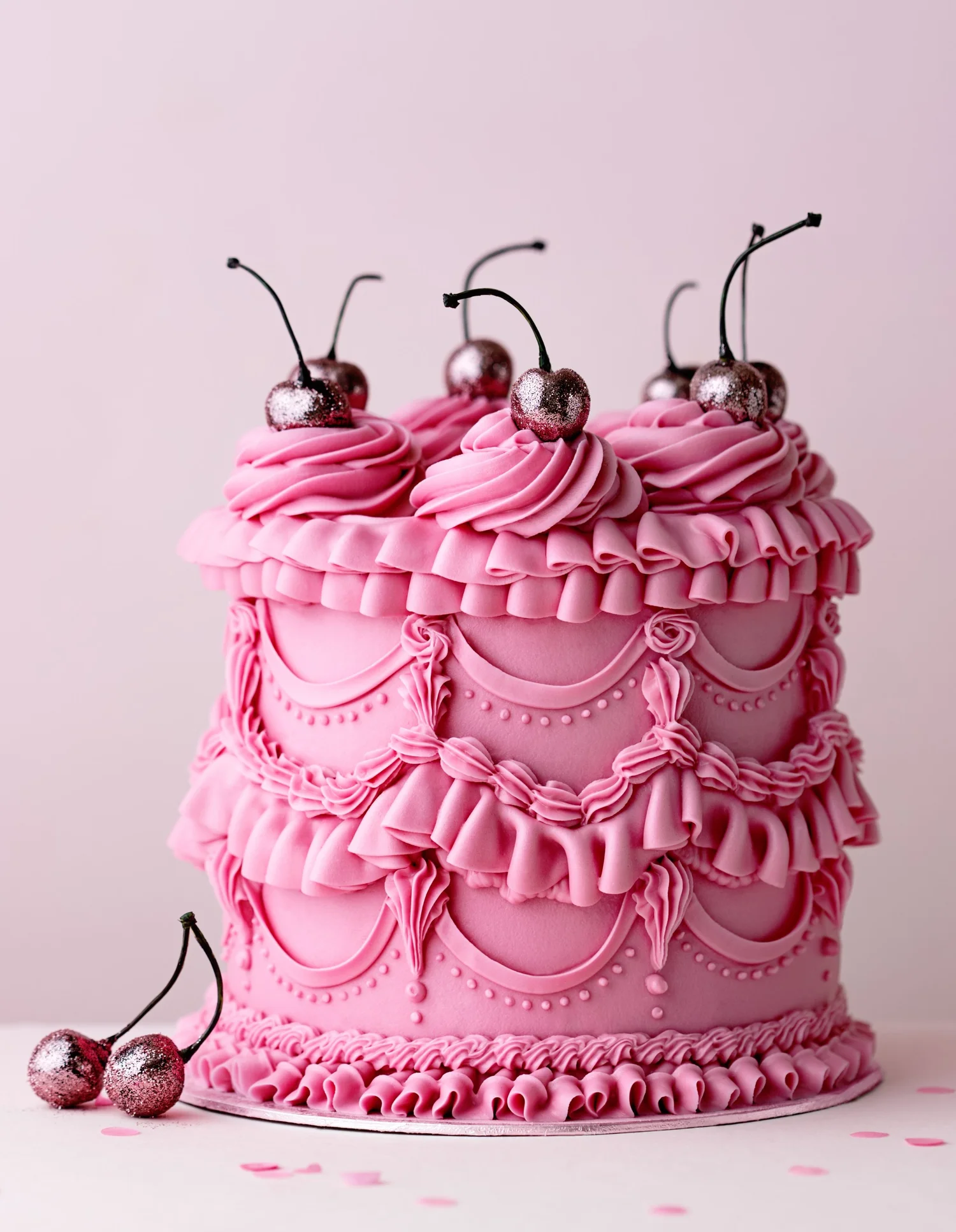 Cake decorating class at Pretty Scrumptious