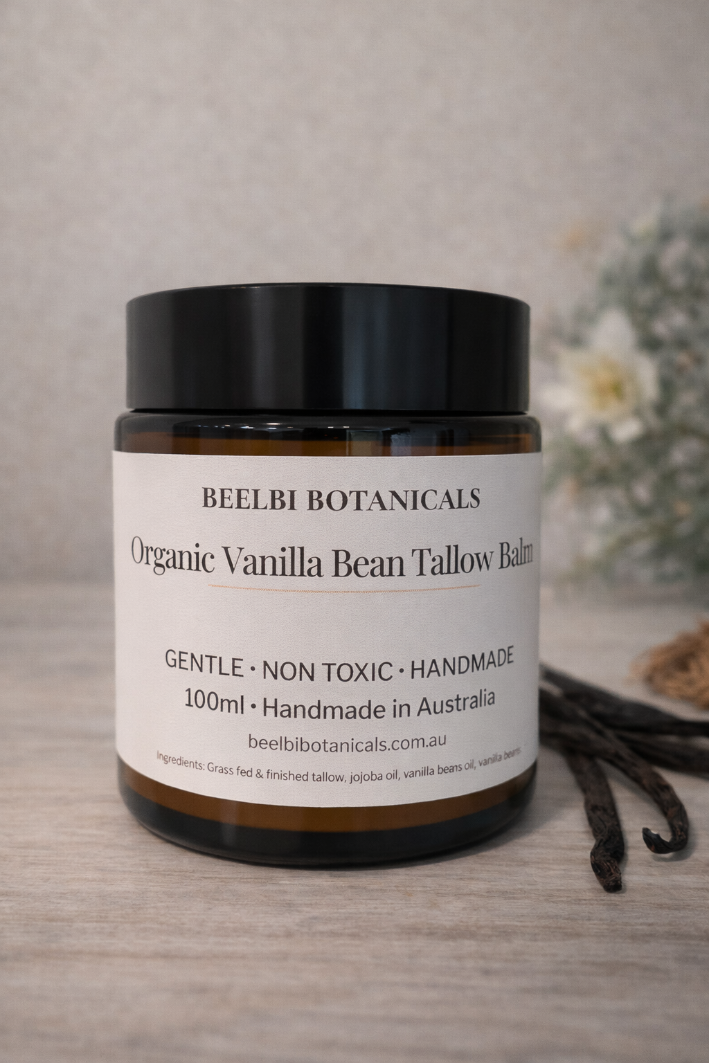 Organic Vanilla Bean Tallow Balm