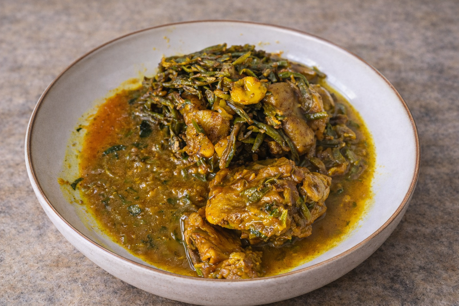 Masala kip &amp; kouseband aardappel