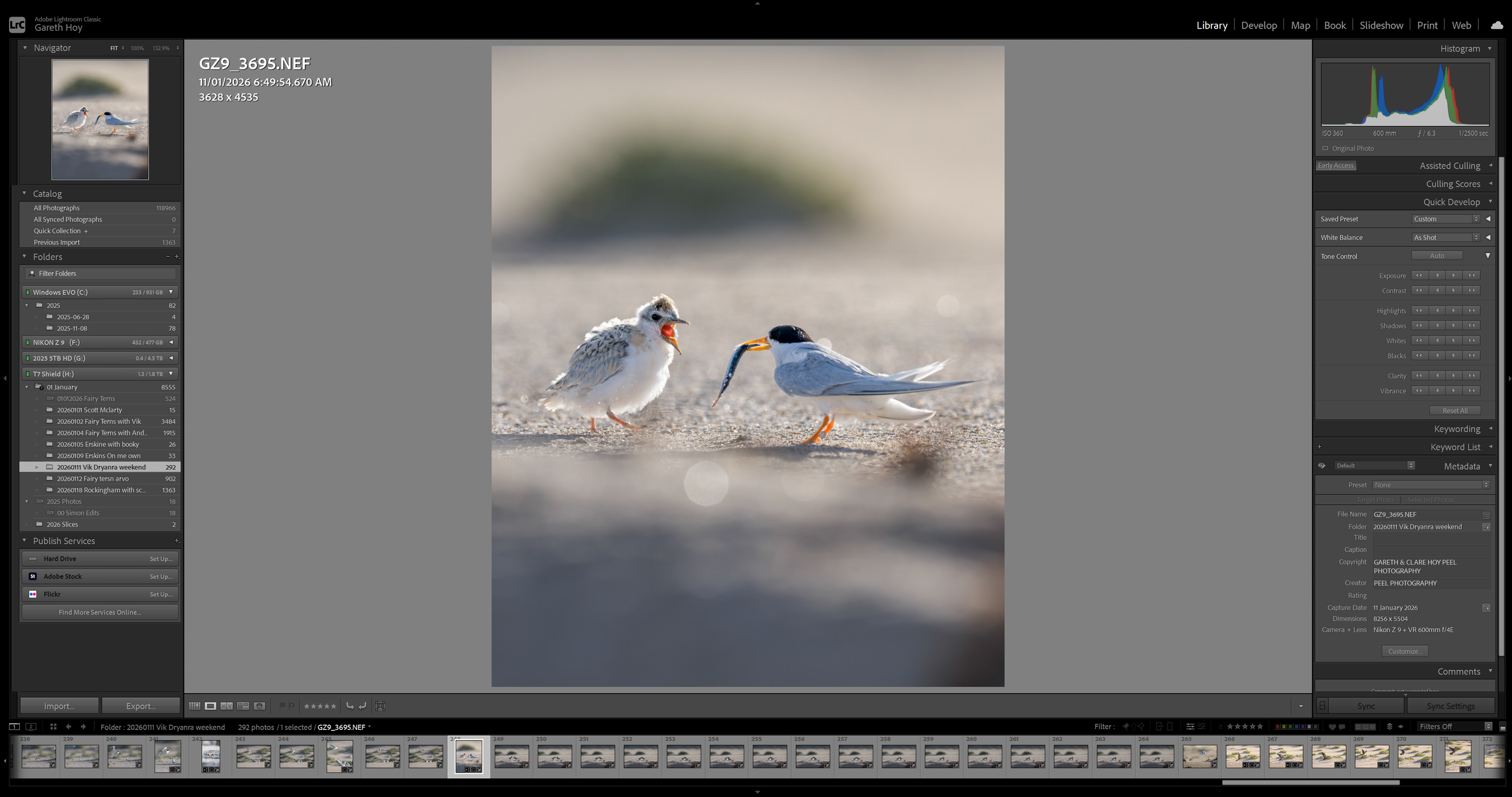 1 on 1 at home lightroom editing workshop