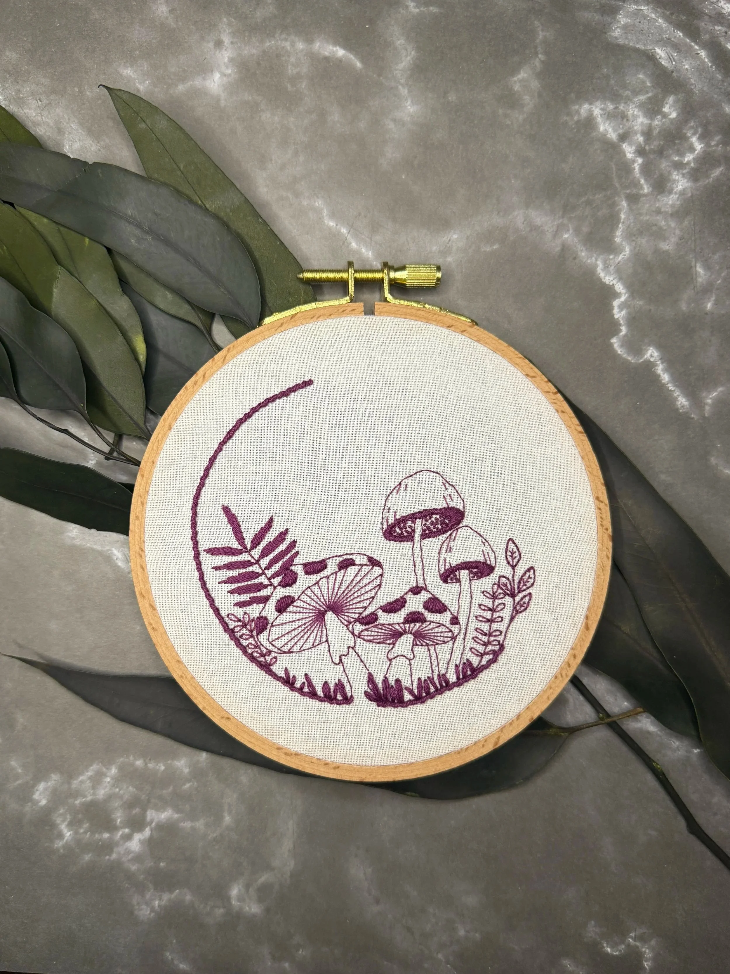 Mushroom Scene Hoop