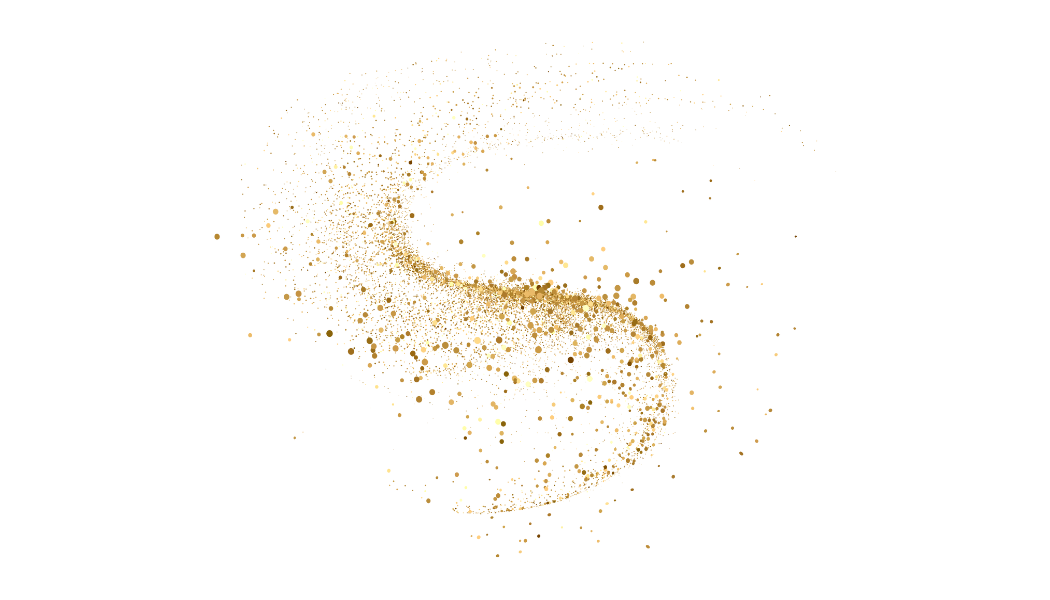 A gold glittery dust image.