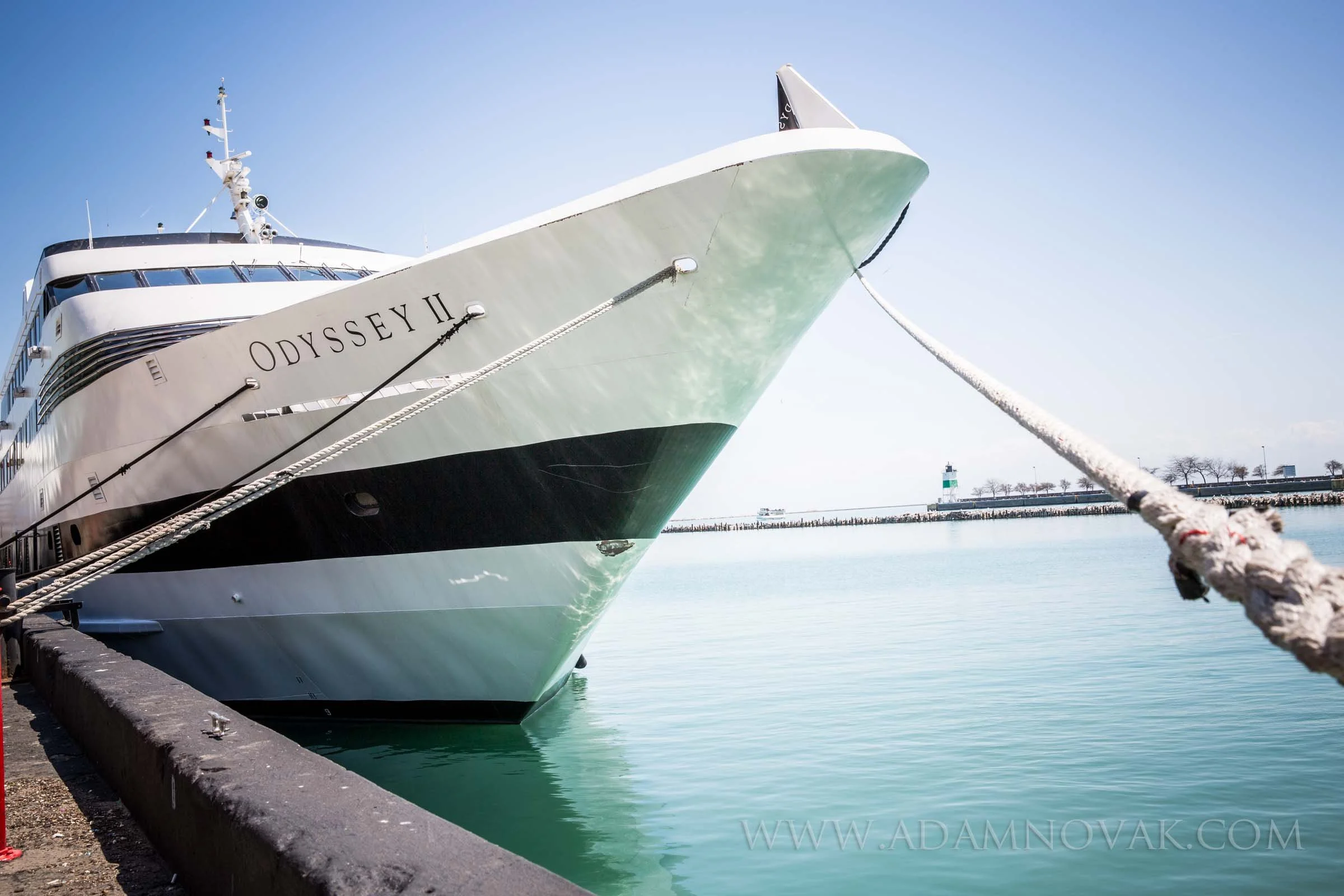 The Odyssey Cruise Ship - Navy Pier, Chicago, Illinois. 