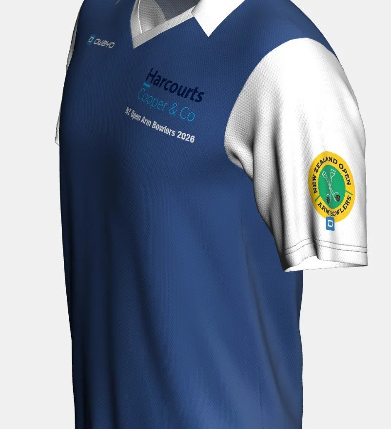 Harcourts Blue and White Arm Bowlers Sleeve 2.jpg