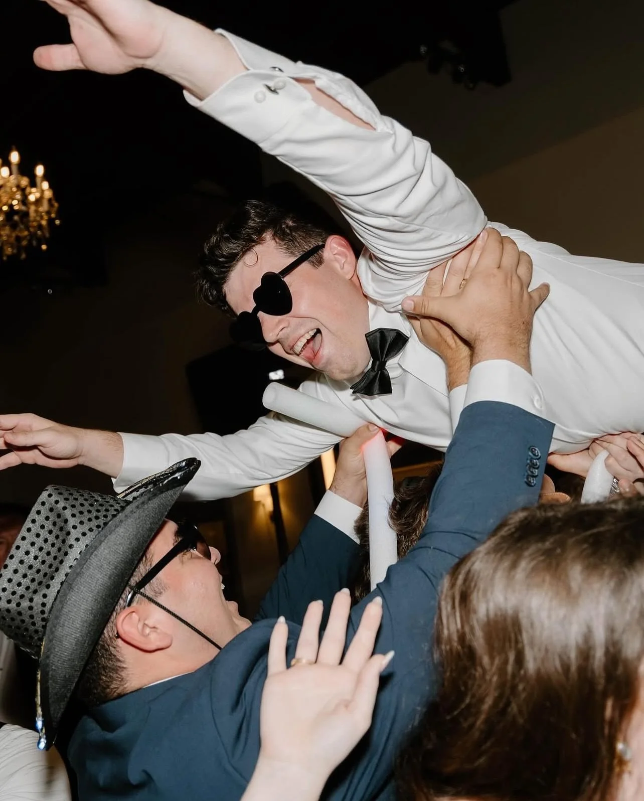 If Hybrid 7 is at your wedding, you know there will be crowd surfing! Get ready for an unforgettable celebration filled with energy, laughter, and epic memories. Let&rsquo;s make your big day one for the books!