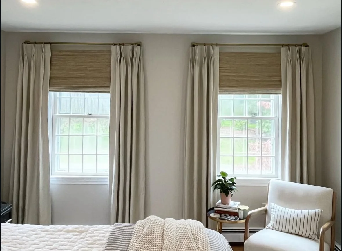 Duxbury, custom drapery.