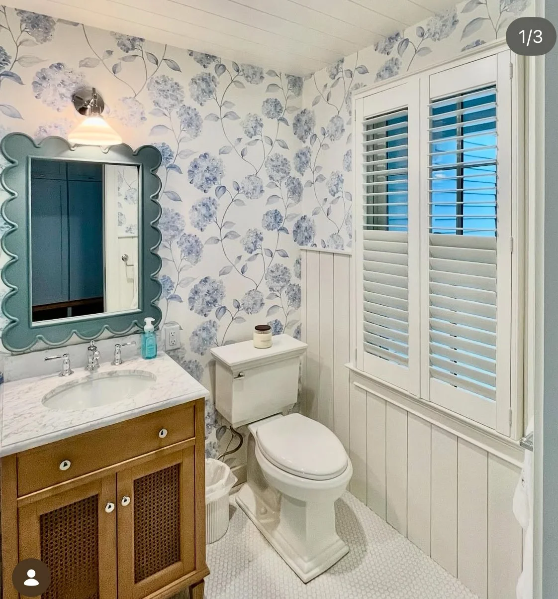 Norwell, bathroom shutter.