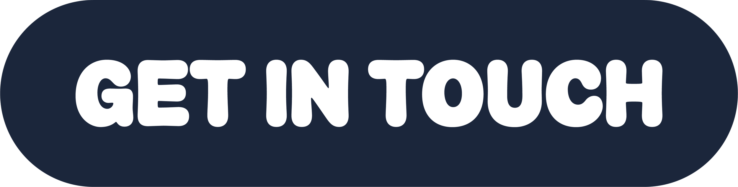 A button with the text 'GET IN TOUCH' in white letters on a dark blue background.
