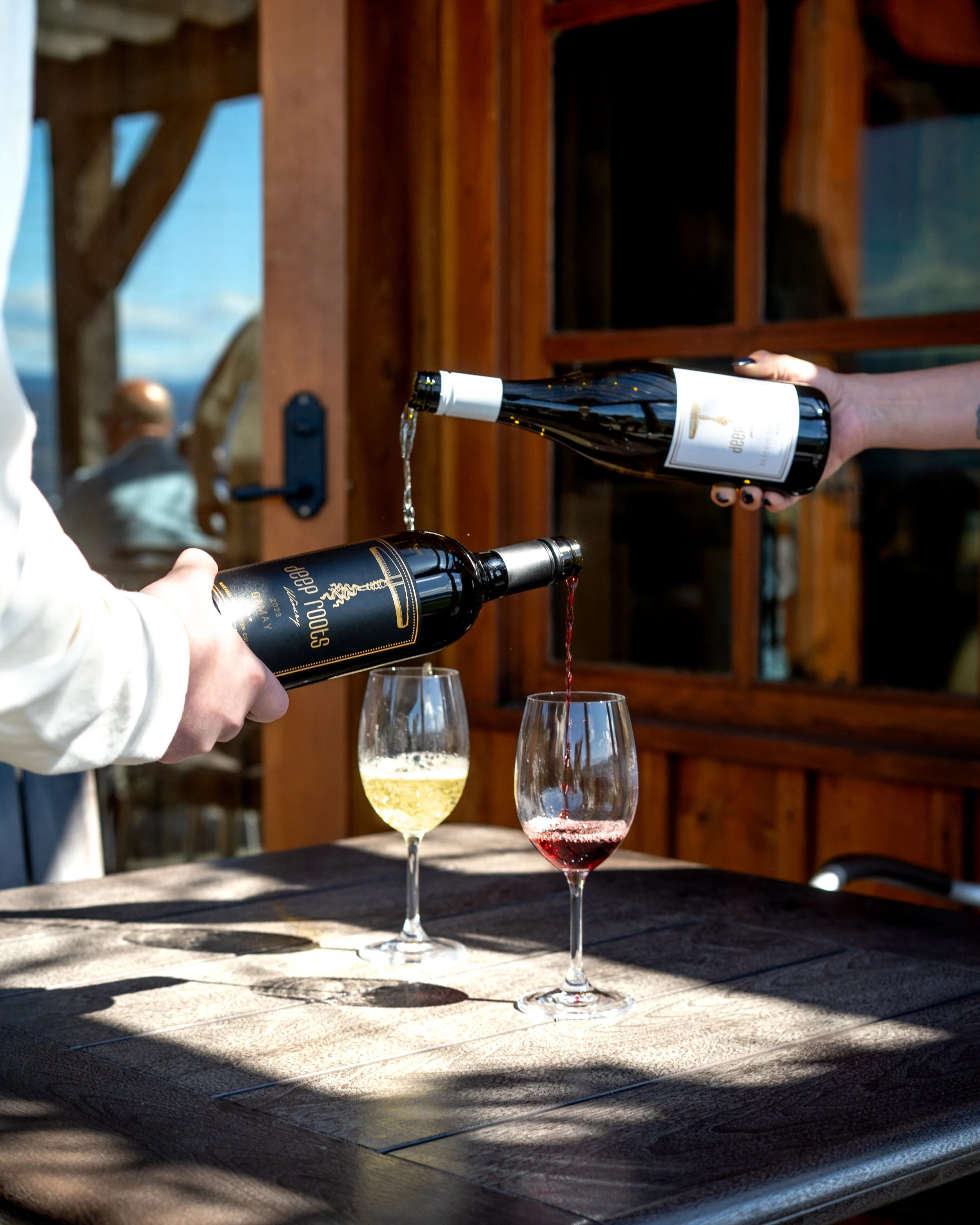 wine photography red white penticton