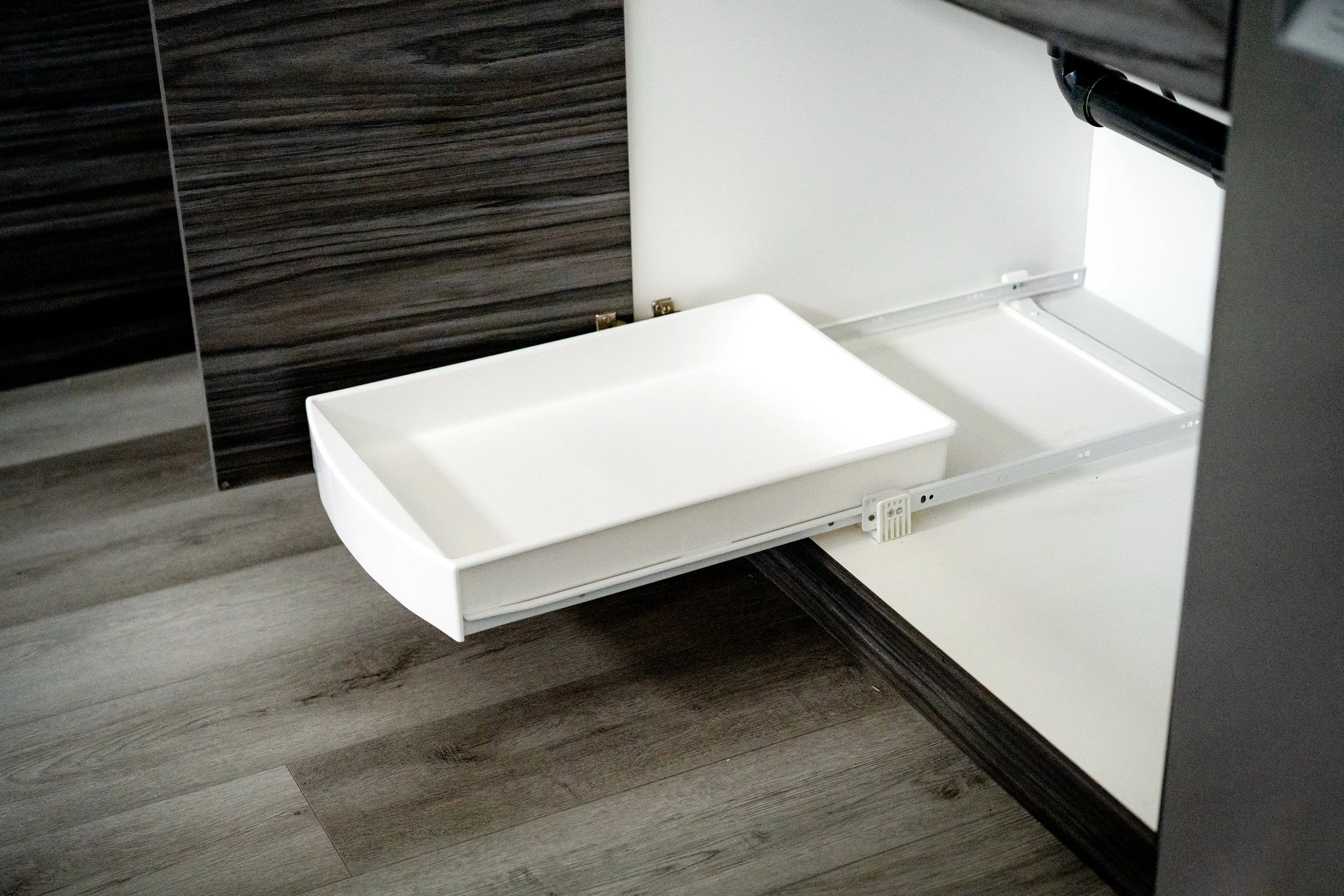 rollout drawer photography kitchen