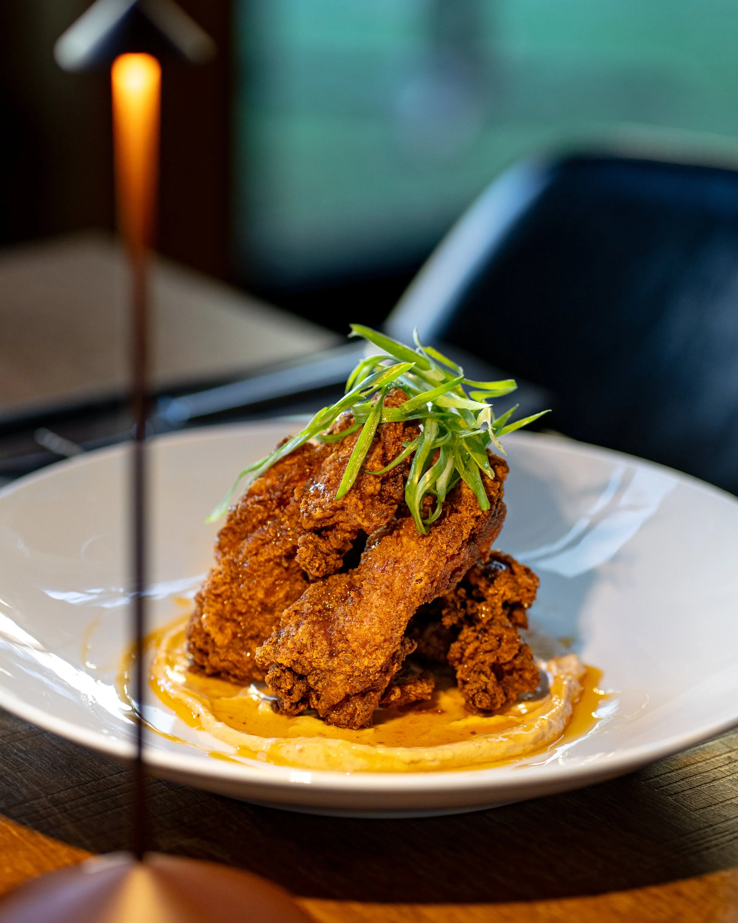 deep fried chicken photography