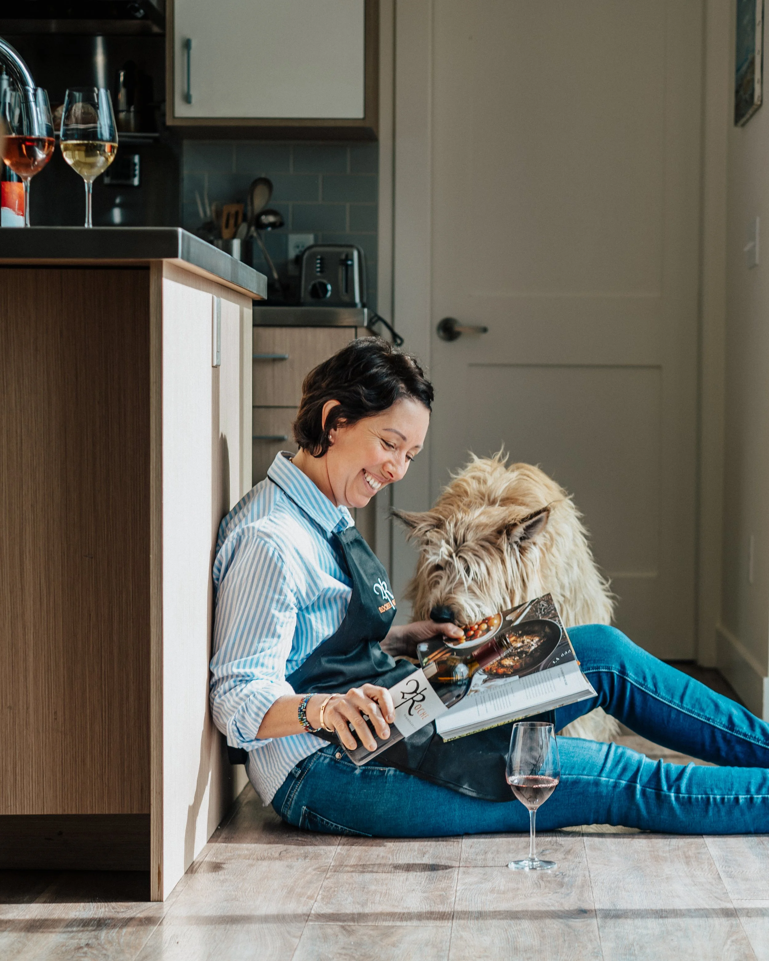 dog kitchen cookbook photography