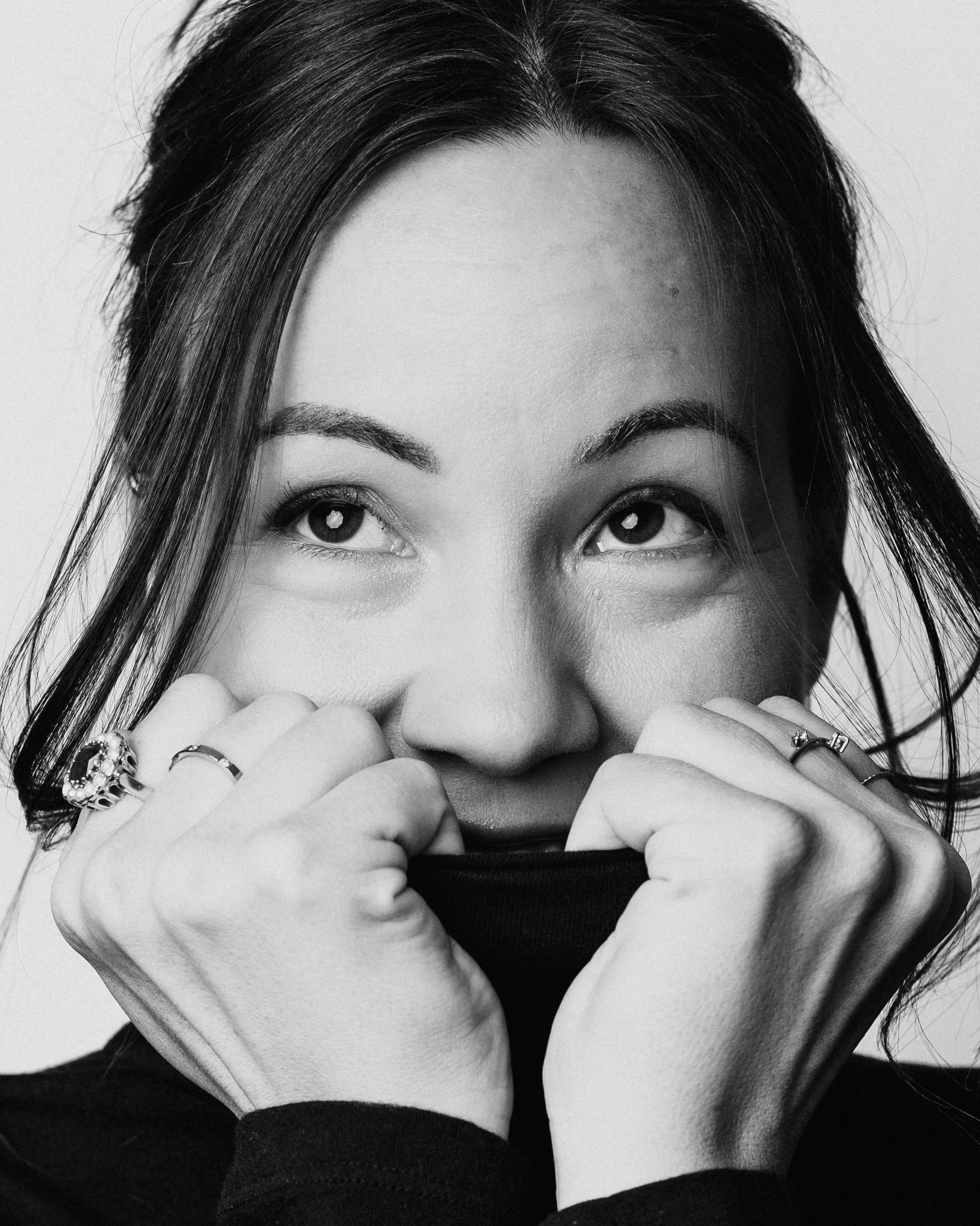 photography black and white portraits female