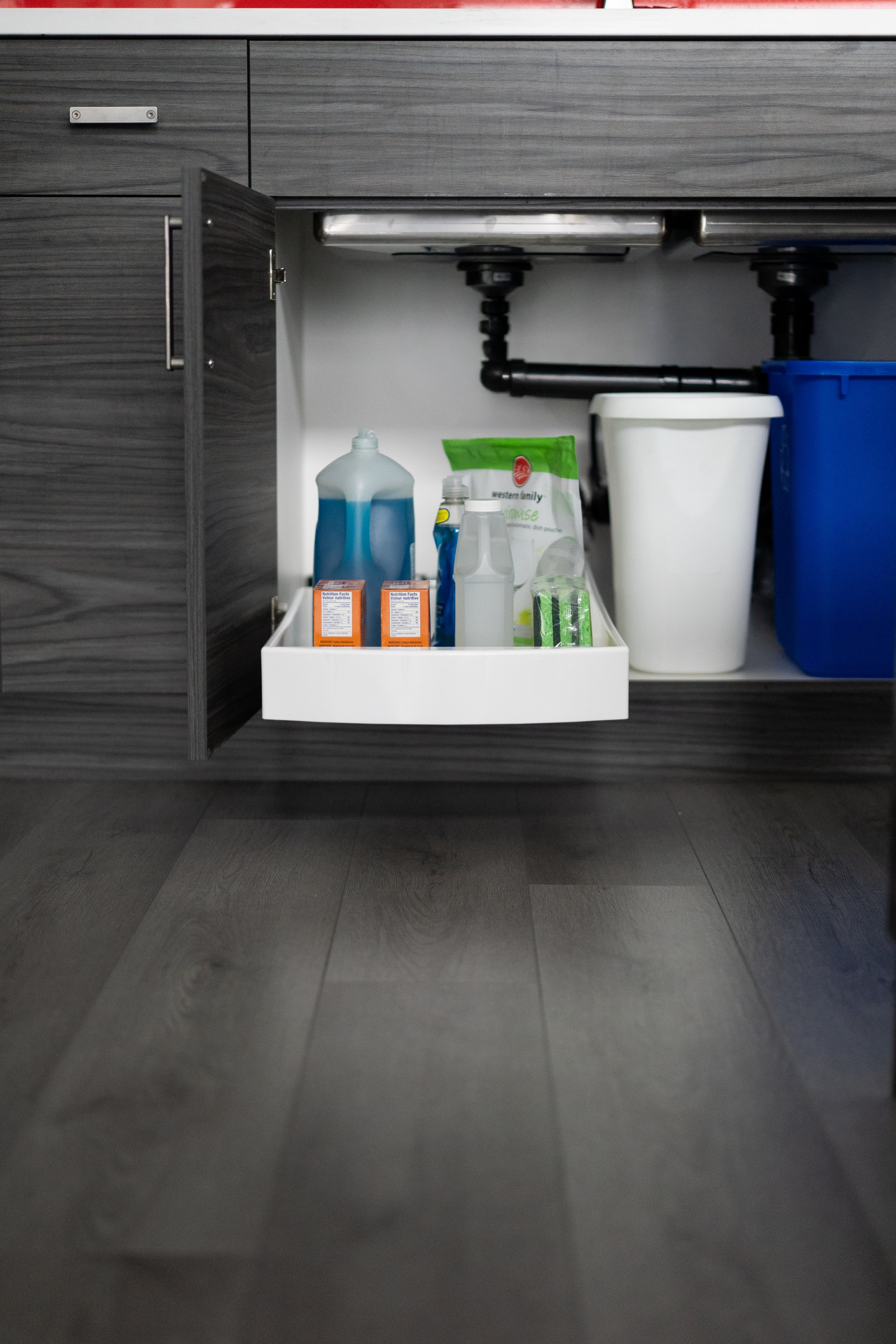 rollout photography drawer kitchen