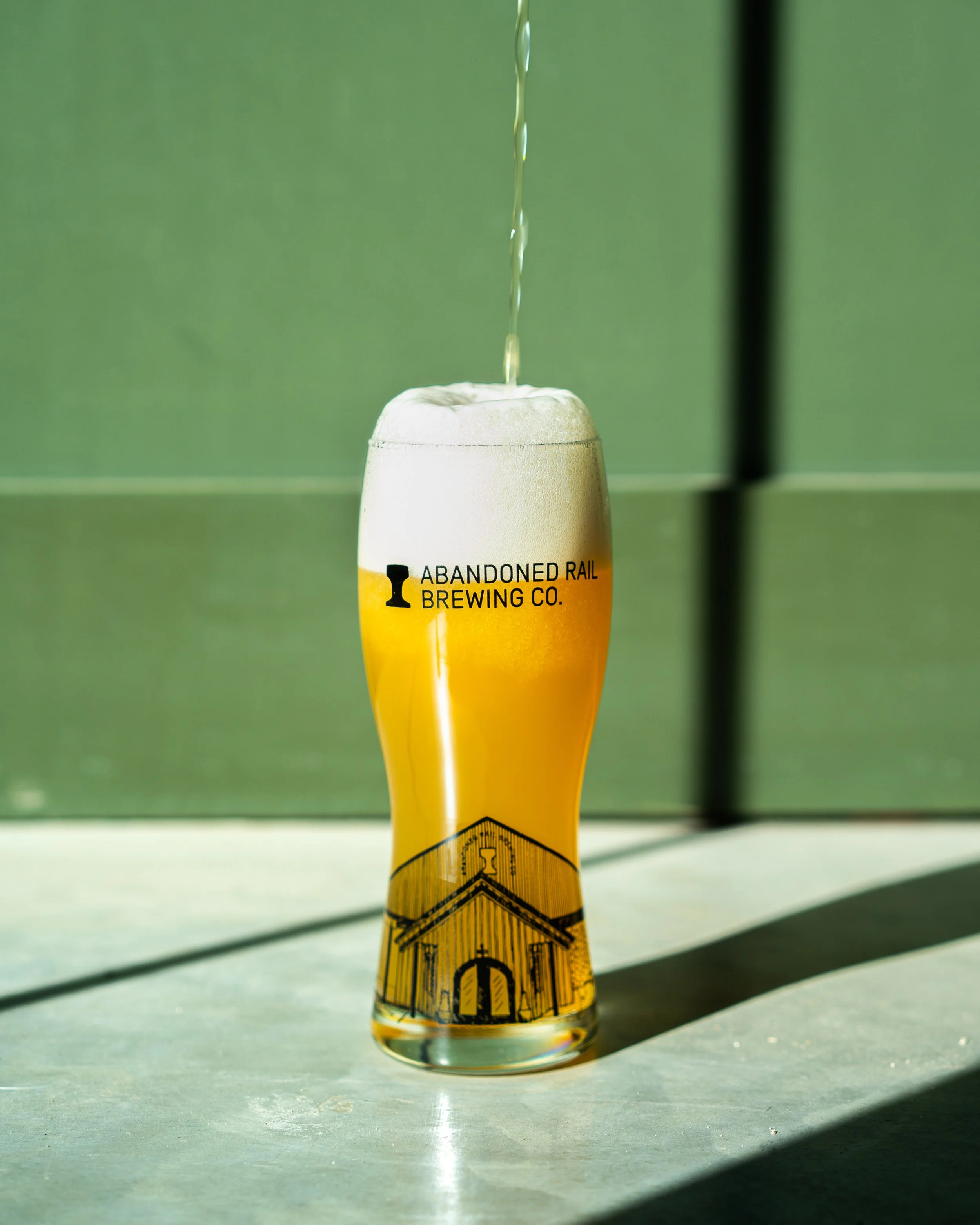 abandoned rail brewing co beer photography