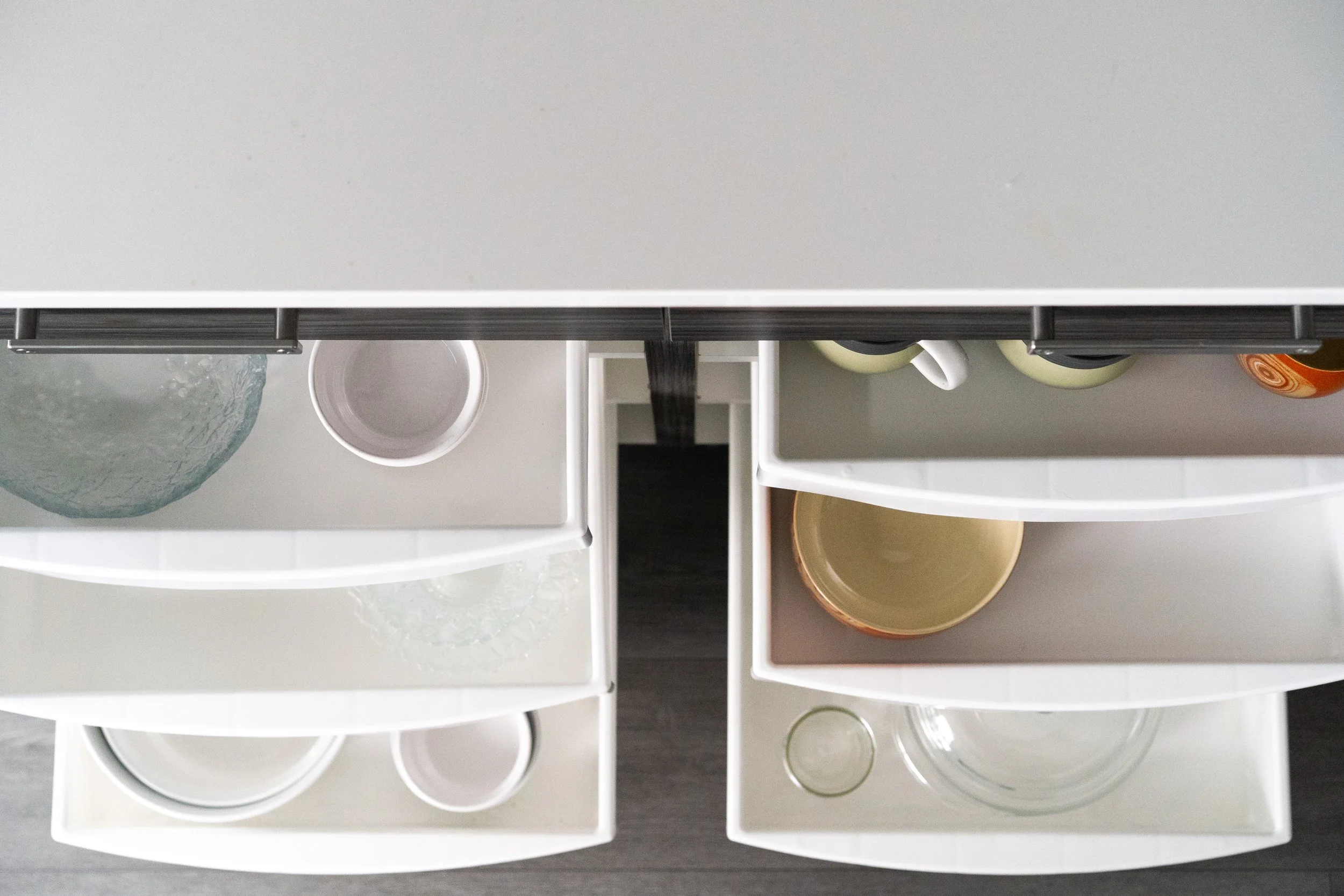 drawers pullout rollout photography