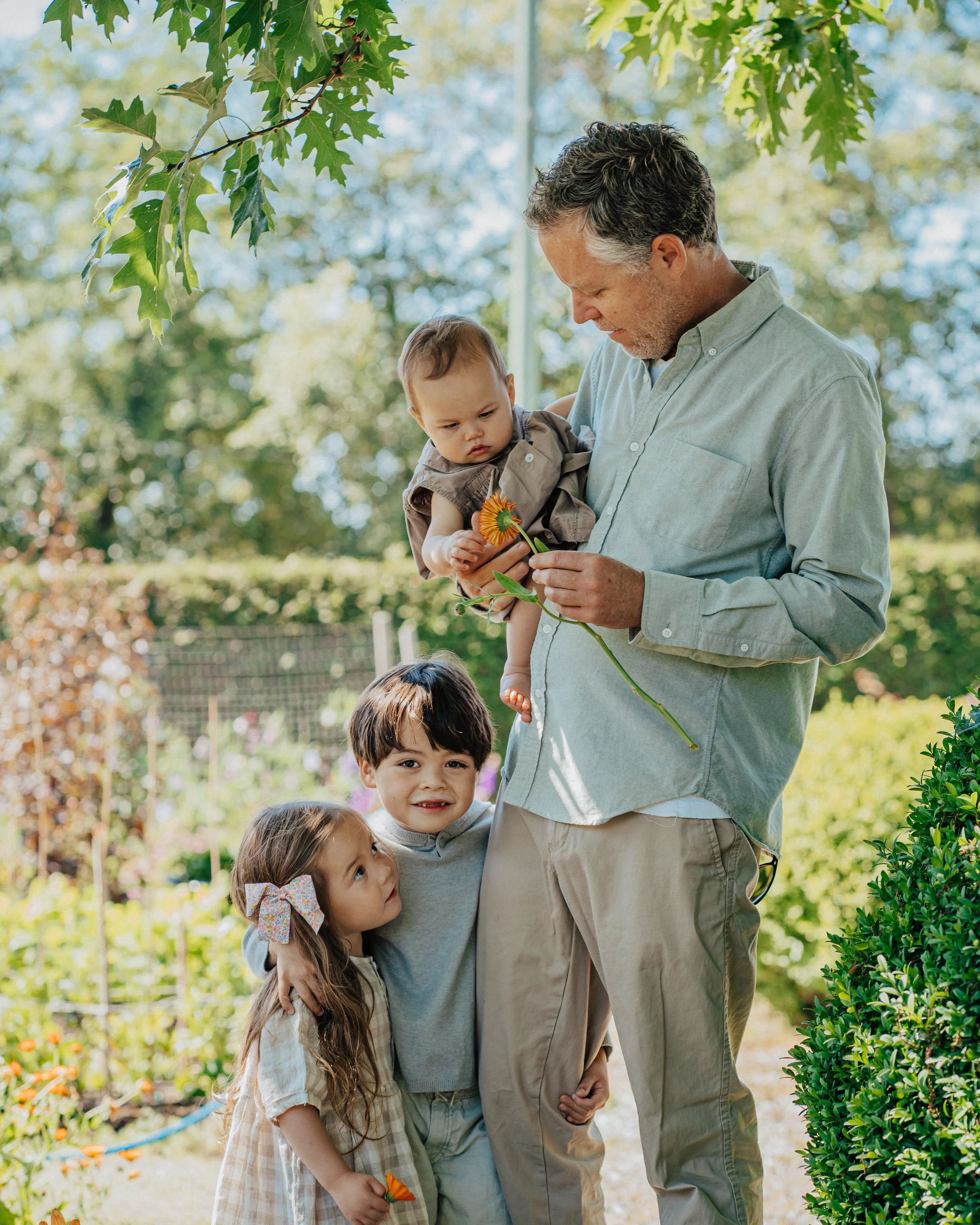 garden photography family