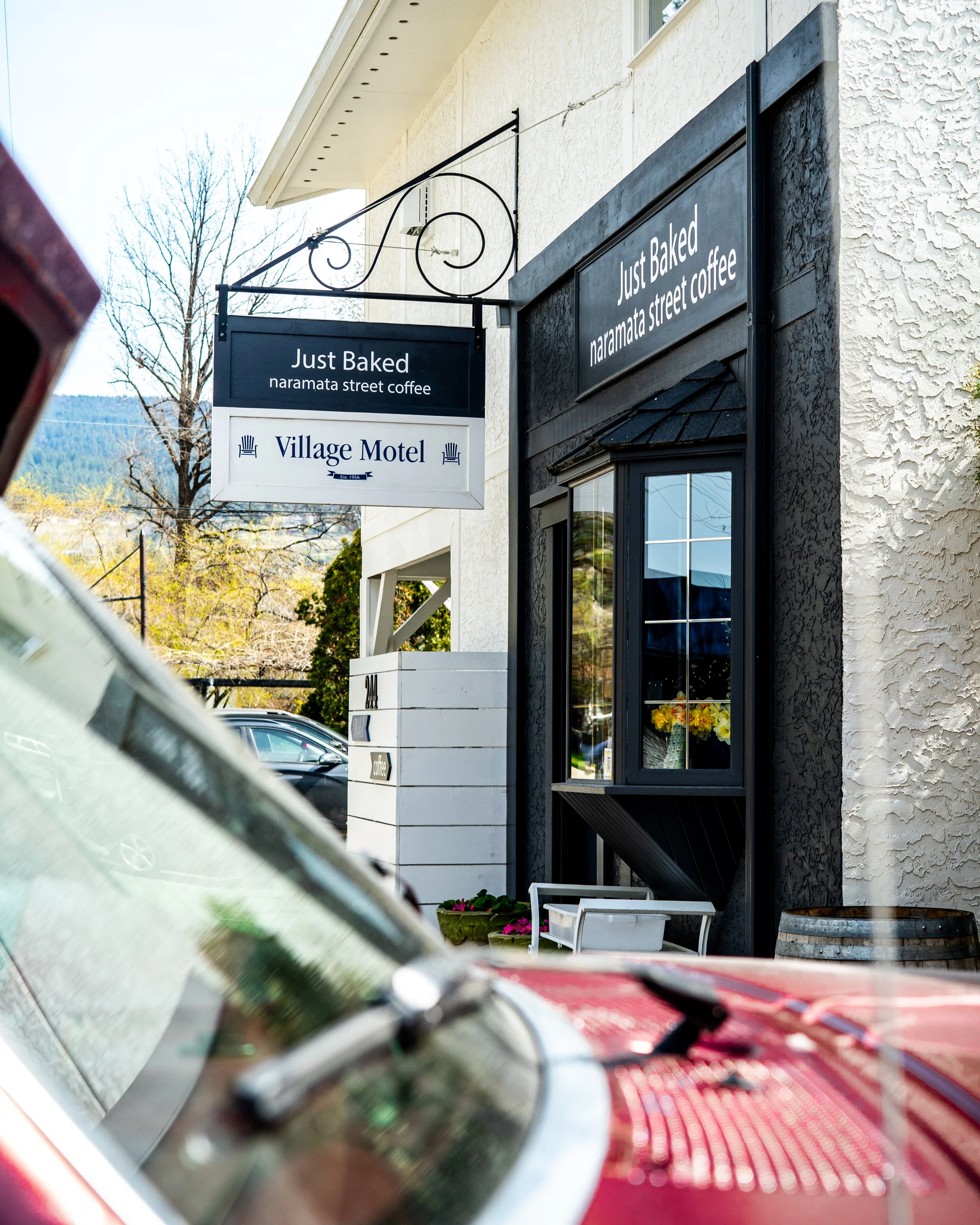 just baked coffee shop cafe naramata