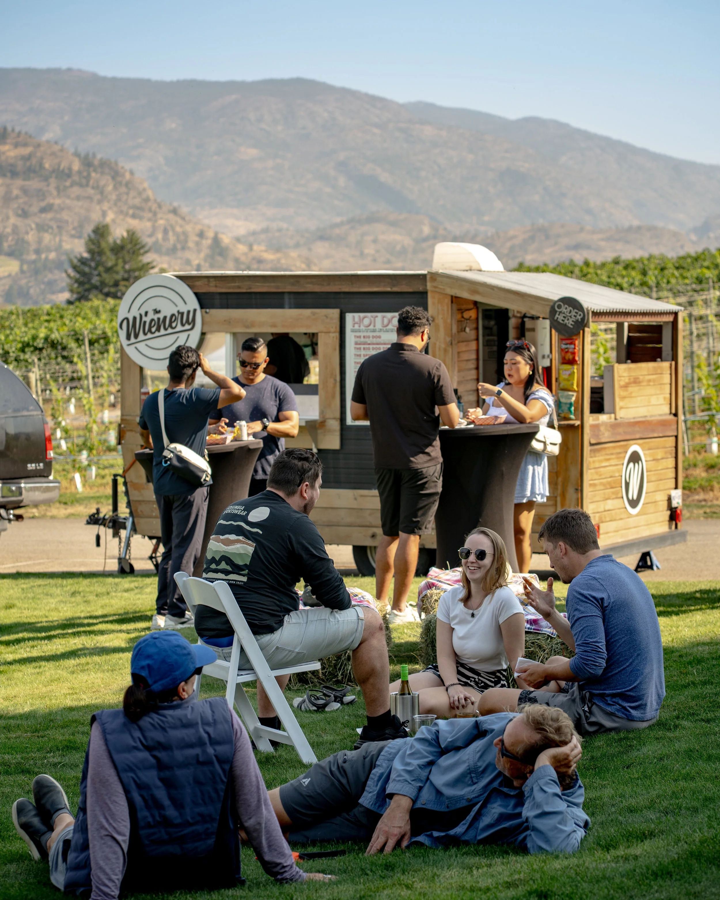 hester creek winery vineyard food truck