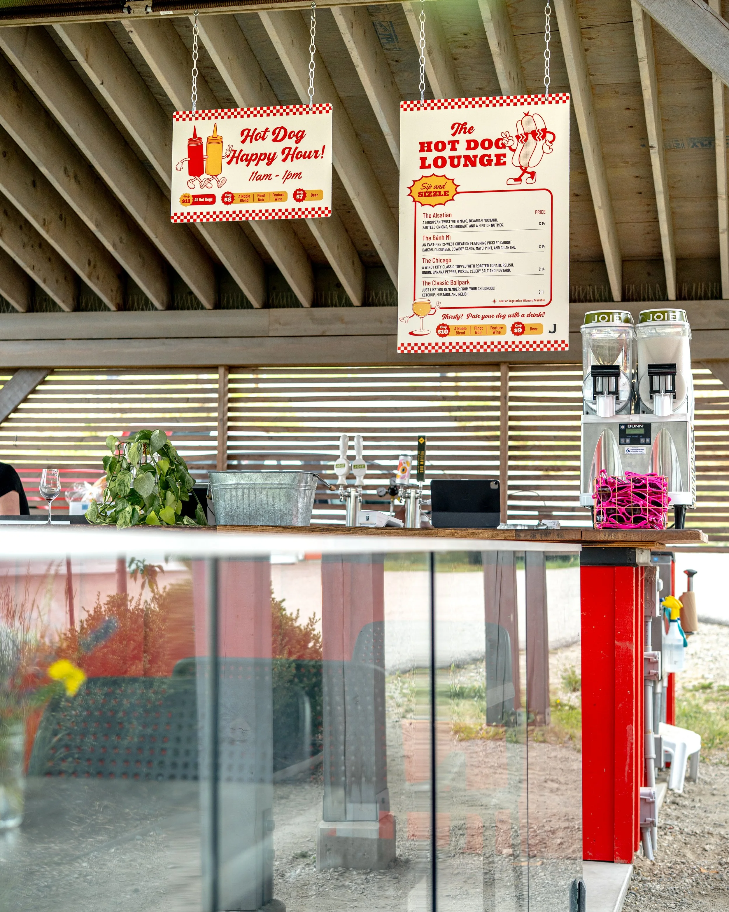 hot dog lounge photography patio