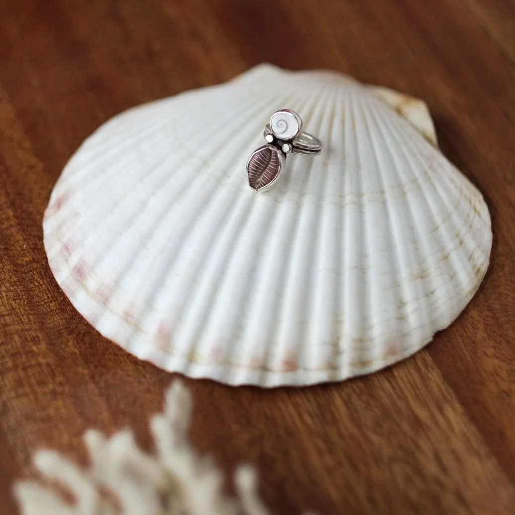 Cowrie & Shiva Ring