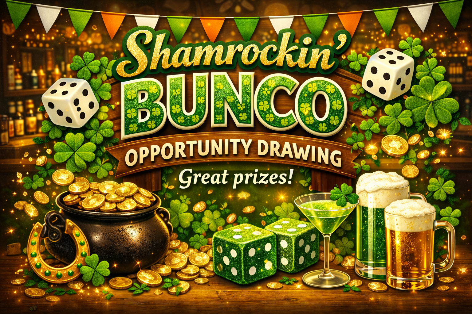Shamrockin’ Bunco Opportunity Tickets
