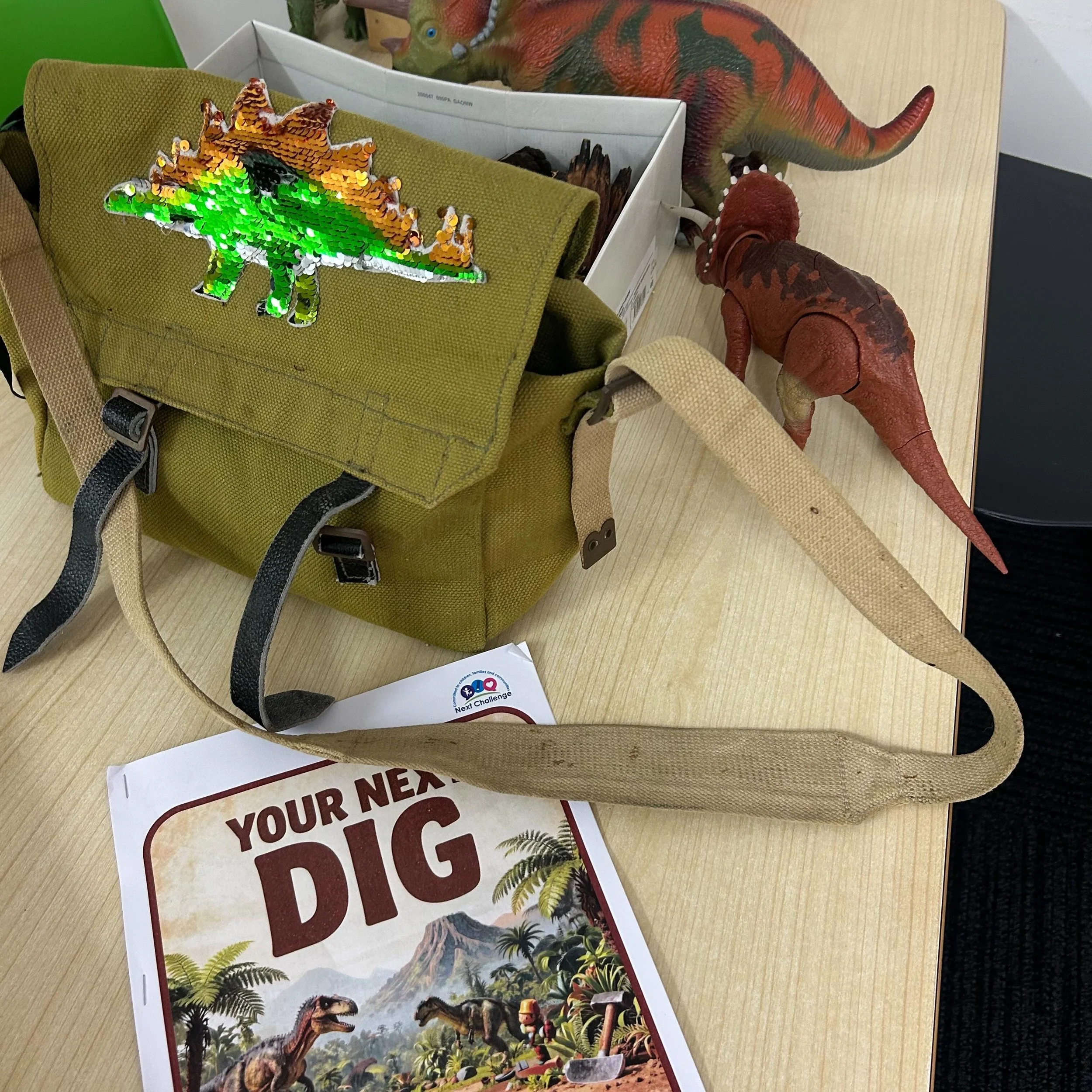 🦖 Digging into learning through play! 🦴✨

One of our OTs recently transformed therapy into a dinosaur excavation adventure, using sensory dinosaur digs, dino eggs and archaeology field notes to target a range of goals including:

🦕 Extending imagi