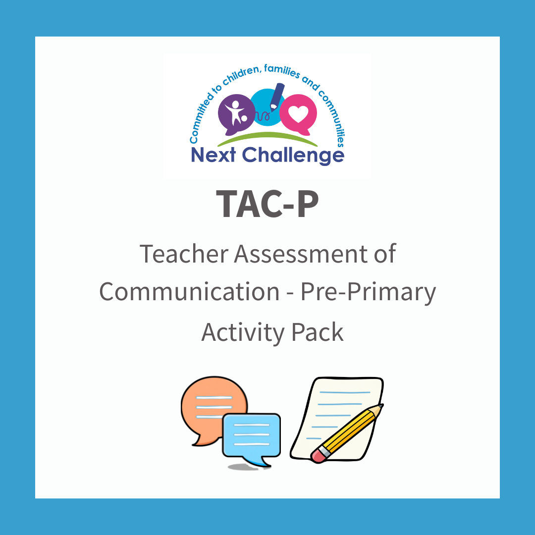 Teacher Assessment of Communication - Kindergarten (Activity Pack)