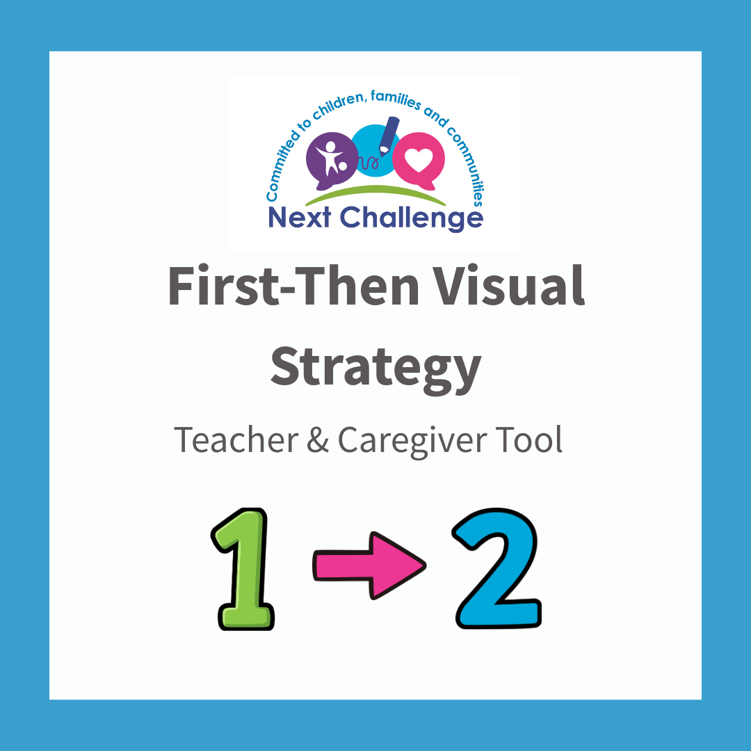 First Then Visual Strategy
