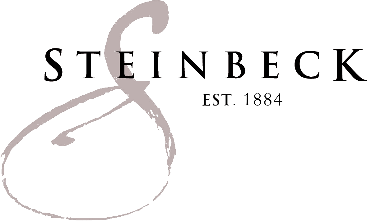 A logo with the words 'Steinbeck EST 1884'.