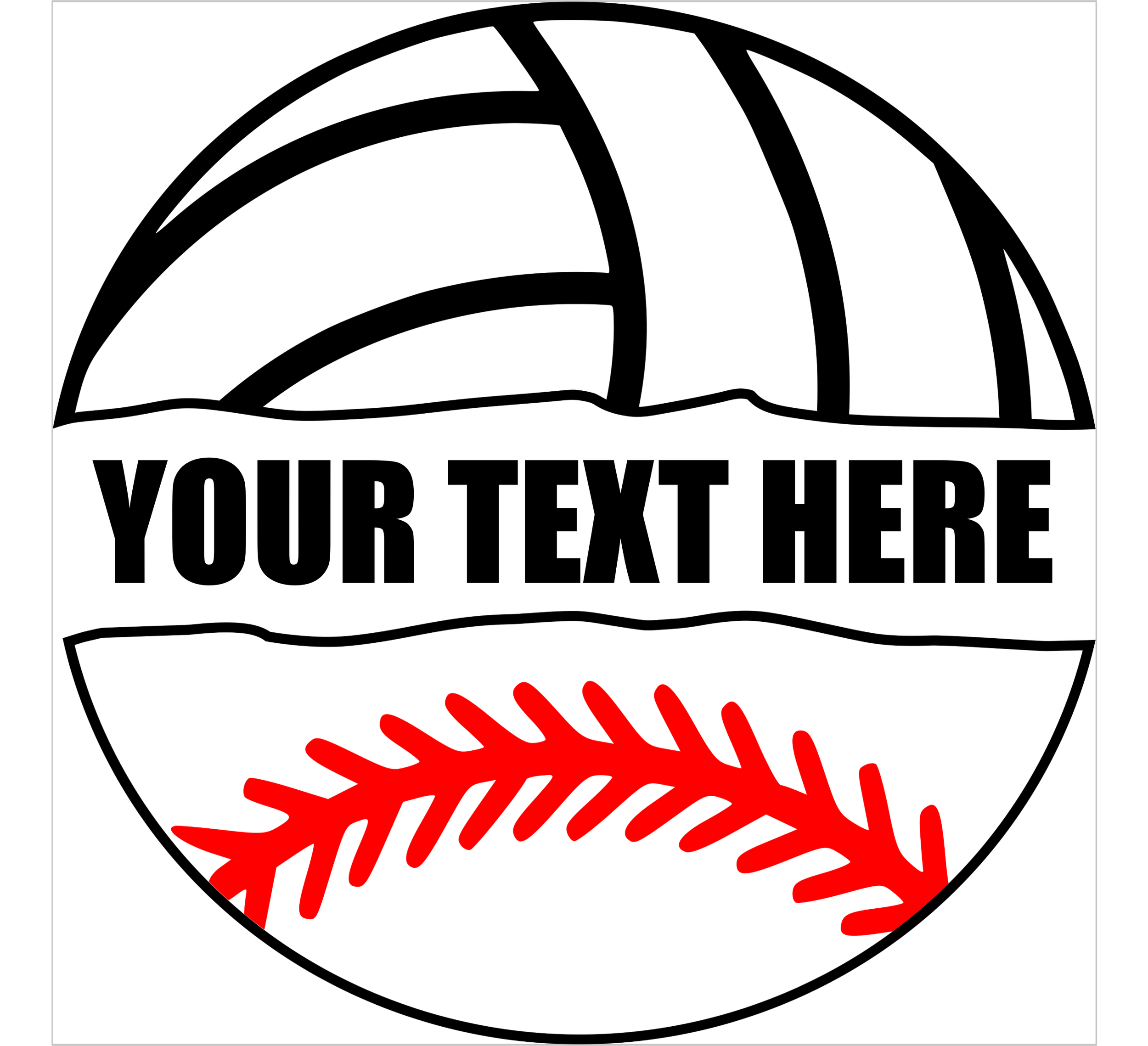 Customizable Volleyball/Baseball